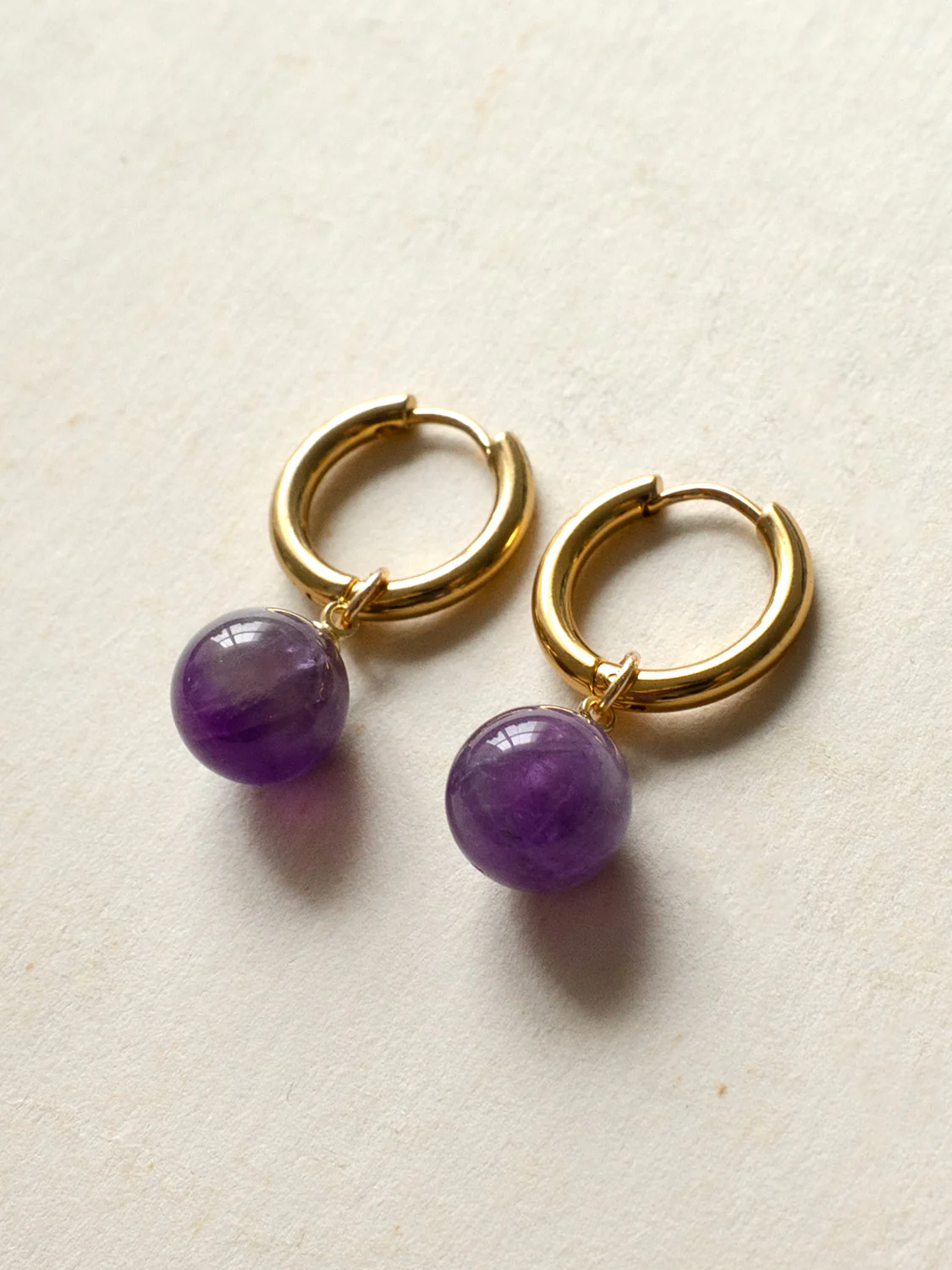 Align Ball Hoops - Amethyst Purple - Image 4