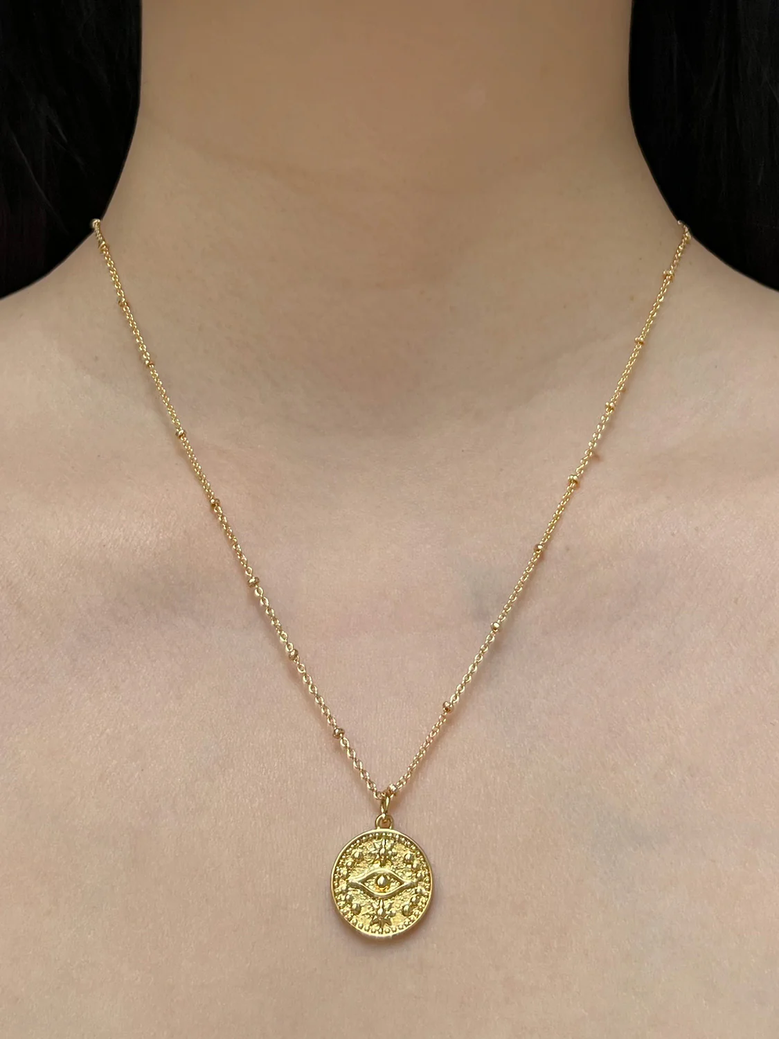 Ancient Protection Charm Necklace - Evil Eye - Image 2