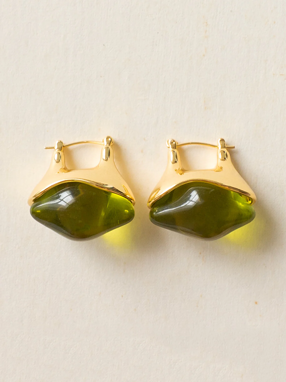 Antique Heirloom Earrings - Green - Image 4