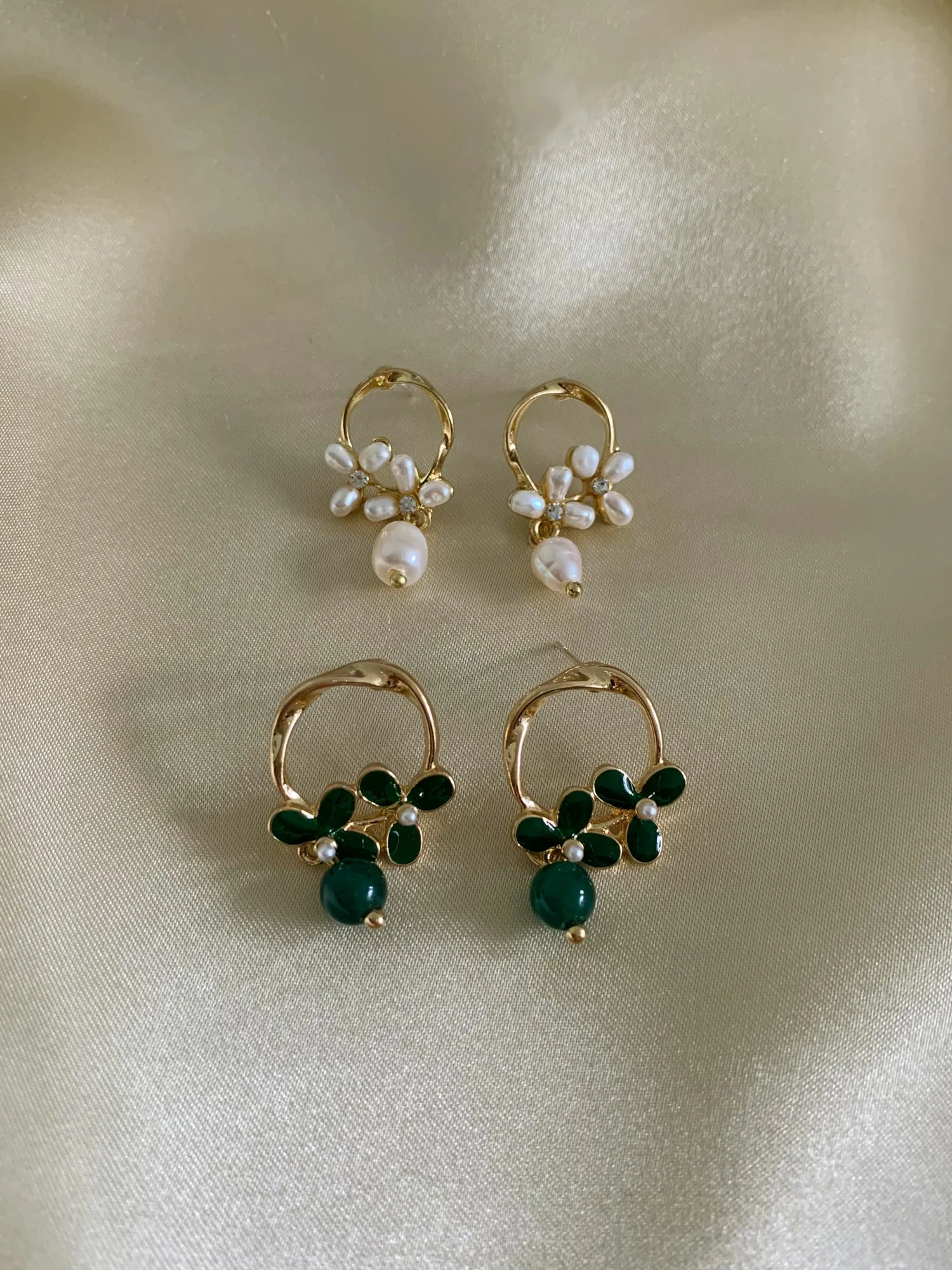 CHARLOTTE Earrings - Pearl *S925 Earposts - Image 3