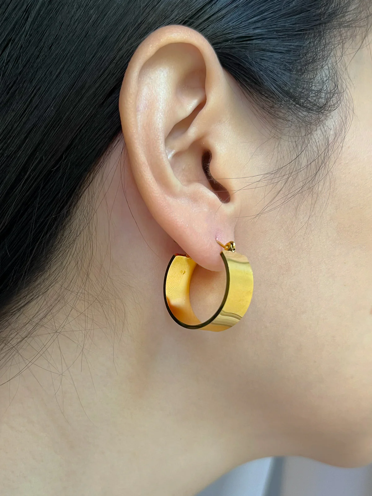 Chic Bold Hoops - Image 3