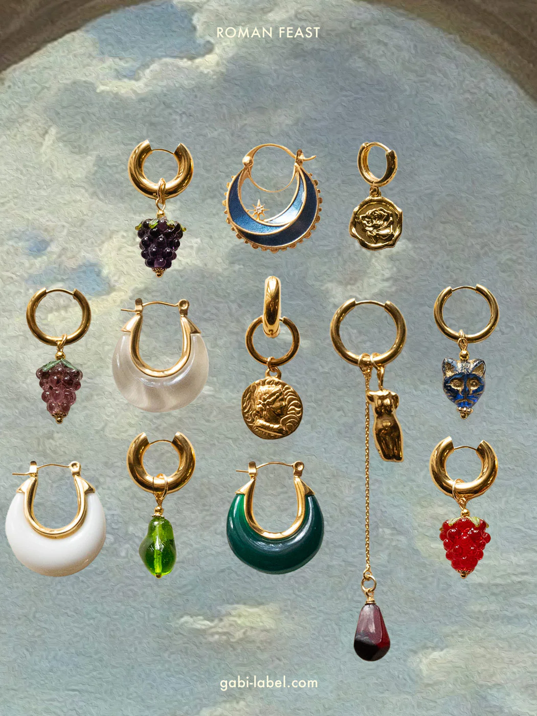 Chic Resin Hoops - Reddish-brown - Image 6