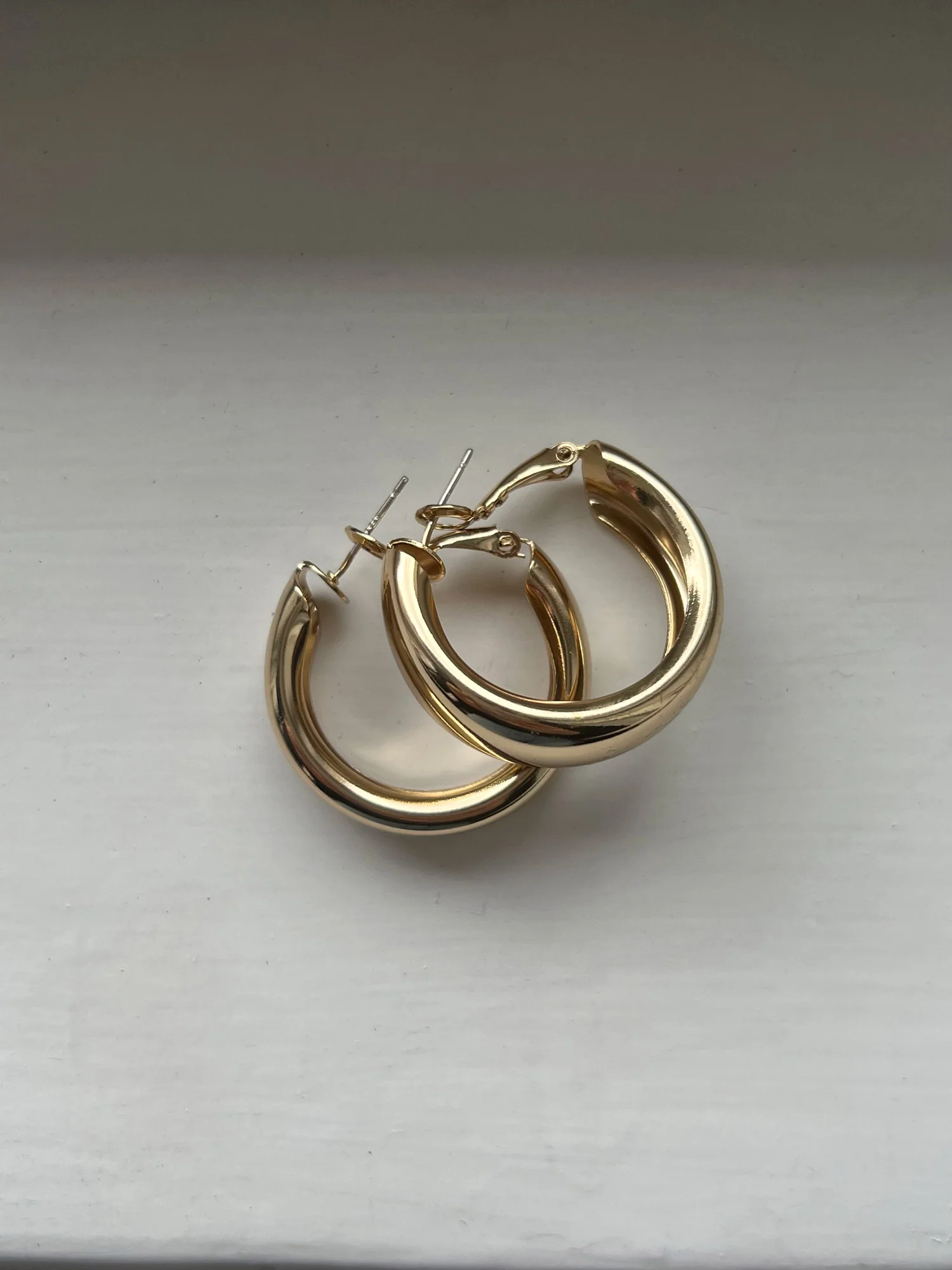 Chunky Gold Hoops - Image 3
