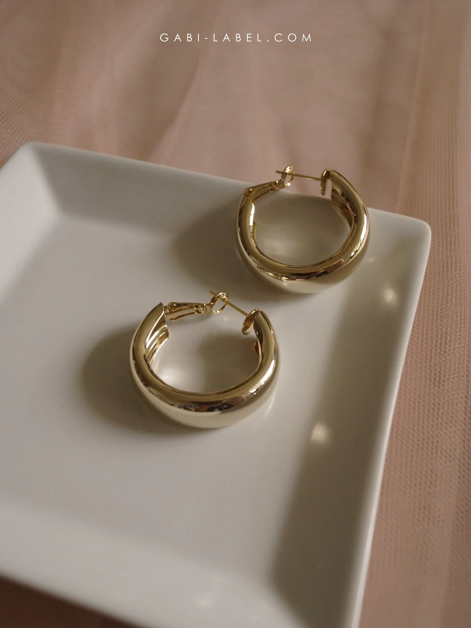 Chunky Essential Hoops - Gold - Image 3