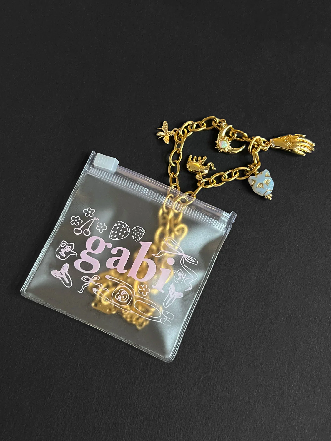 Chunky Gold Talisman Necklace - Evil Eye Hand Charm - Image 4