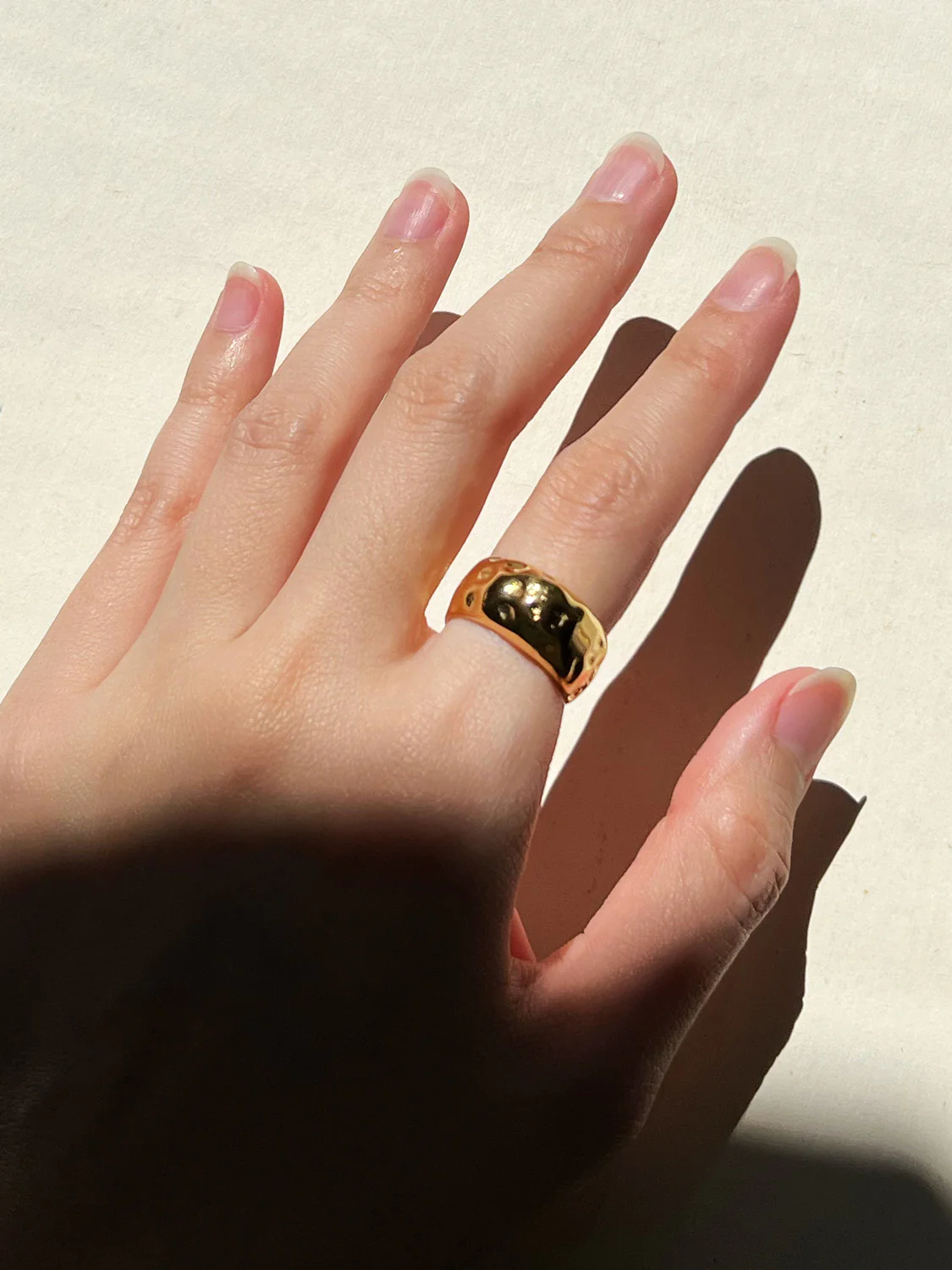 Chunky Textured Ring - Image 2