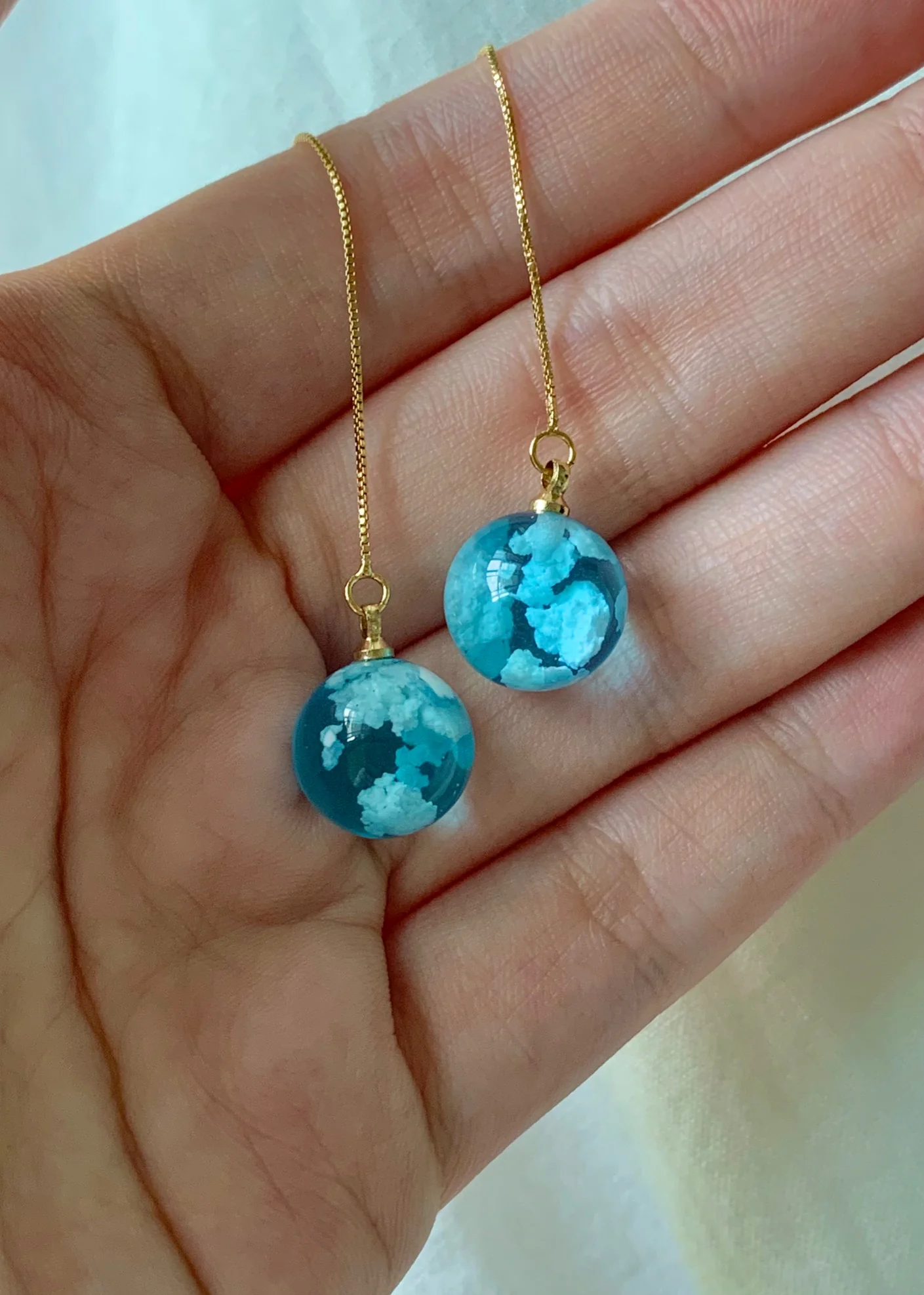 CLOUD Dangles *18K Gold-plated - Image 2