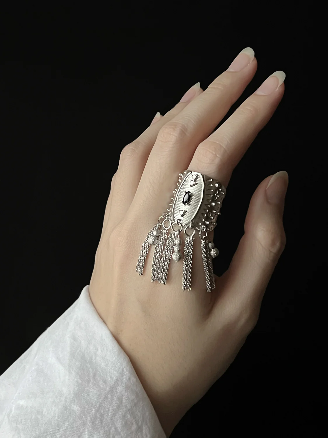 Divinity’s Elaborate Ring - Silver - Image 3