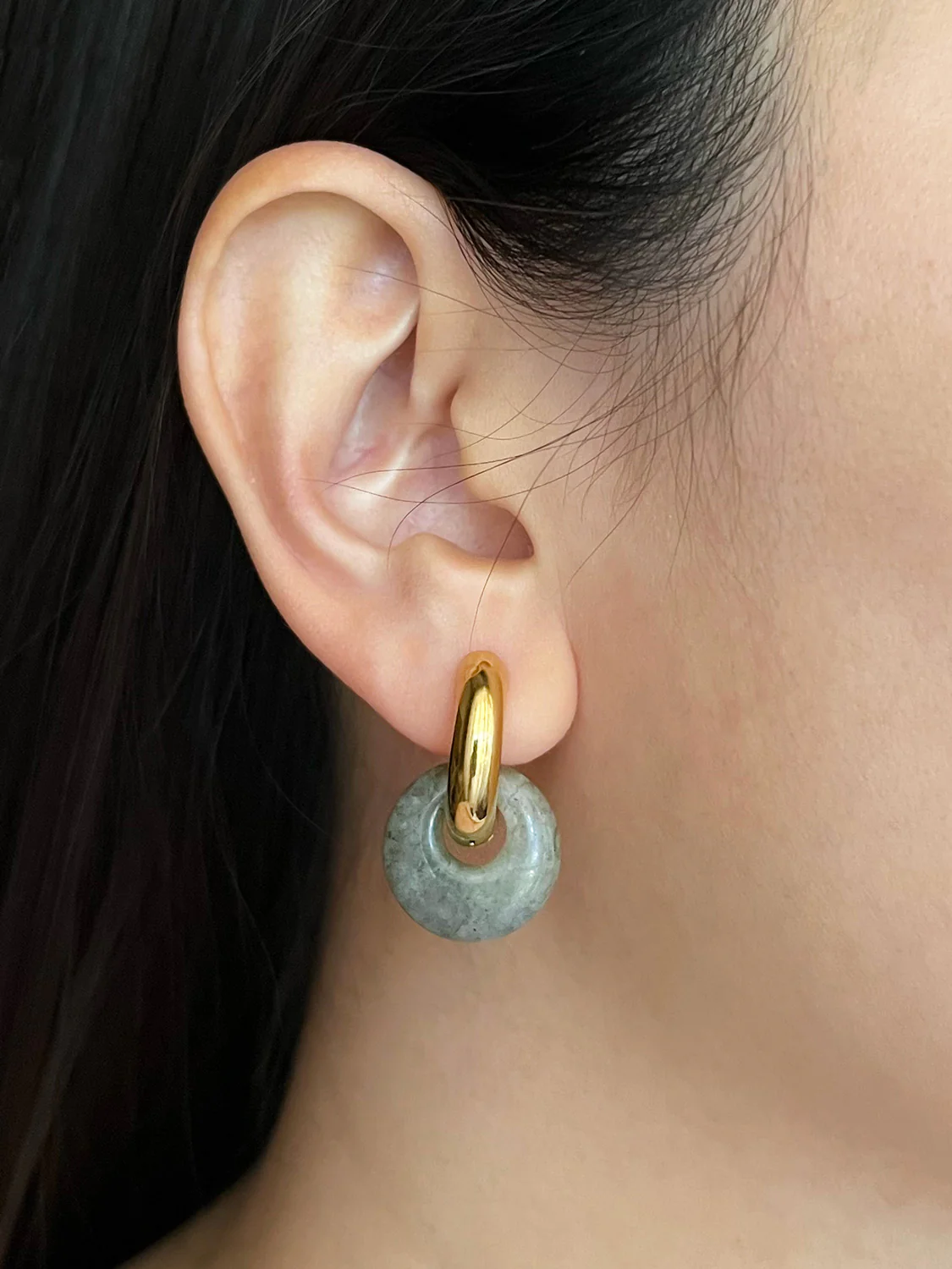 Donut Hoops, Gold V2 - Grey Galaxy - Image 2