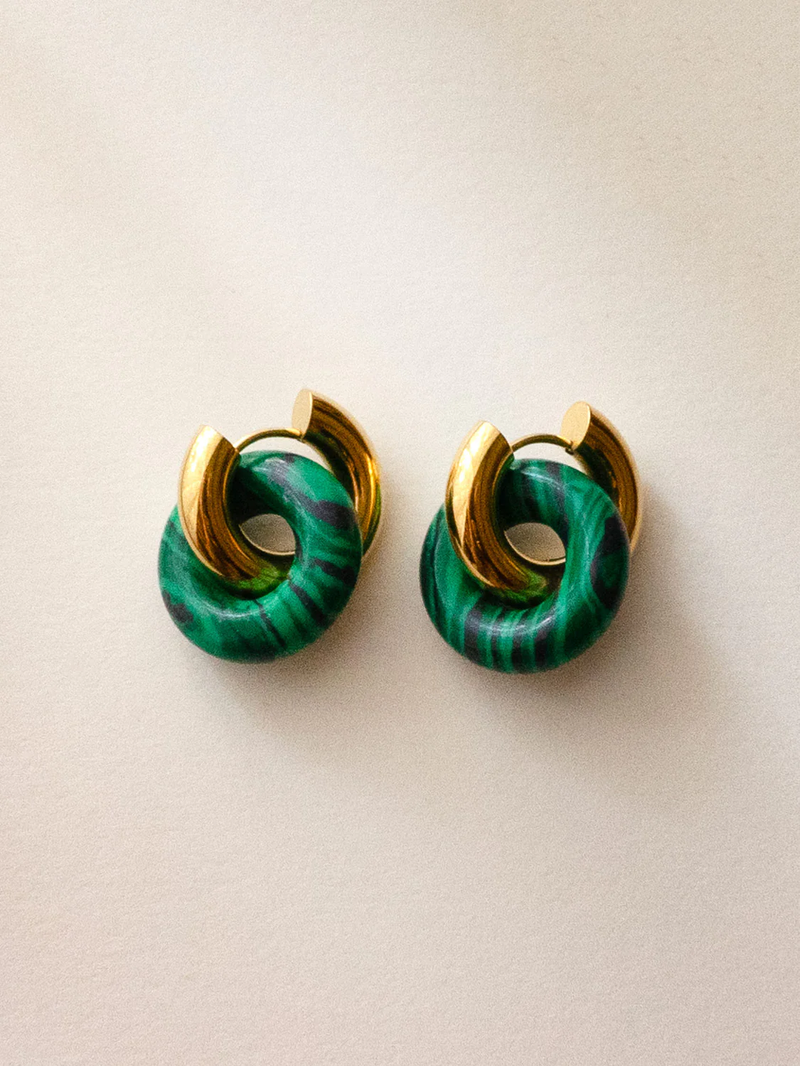 Donut Hoops - Green Malachite - Image 2