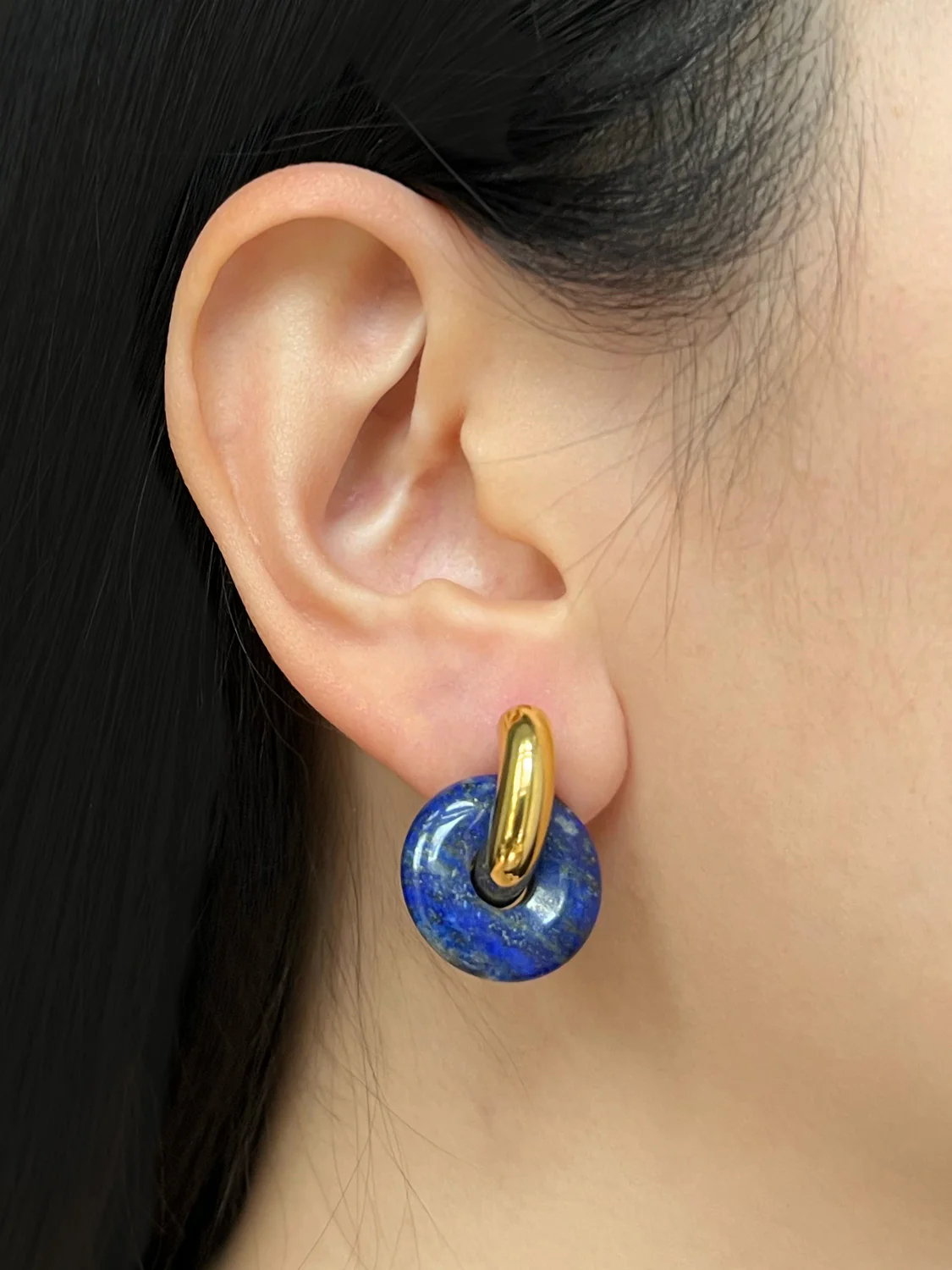 Donut Hoops - Lapis Lazuli - Image 2