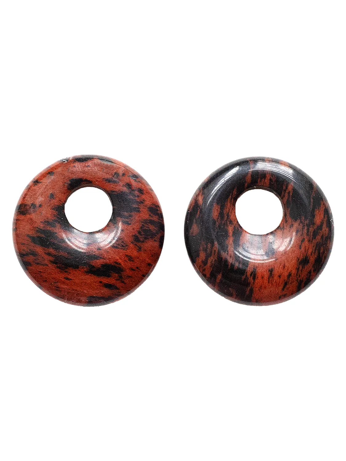 Donut Hoops V2, Gold - Golden Swan Stone - Image 3
