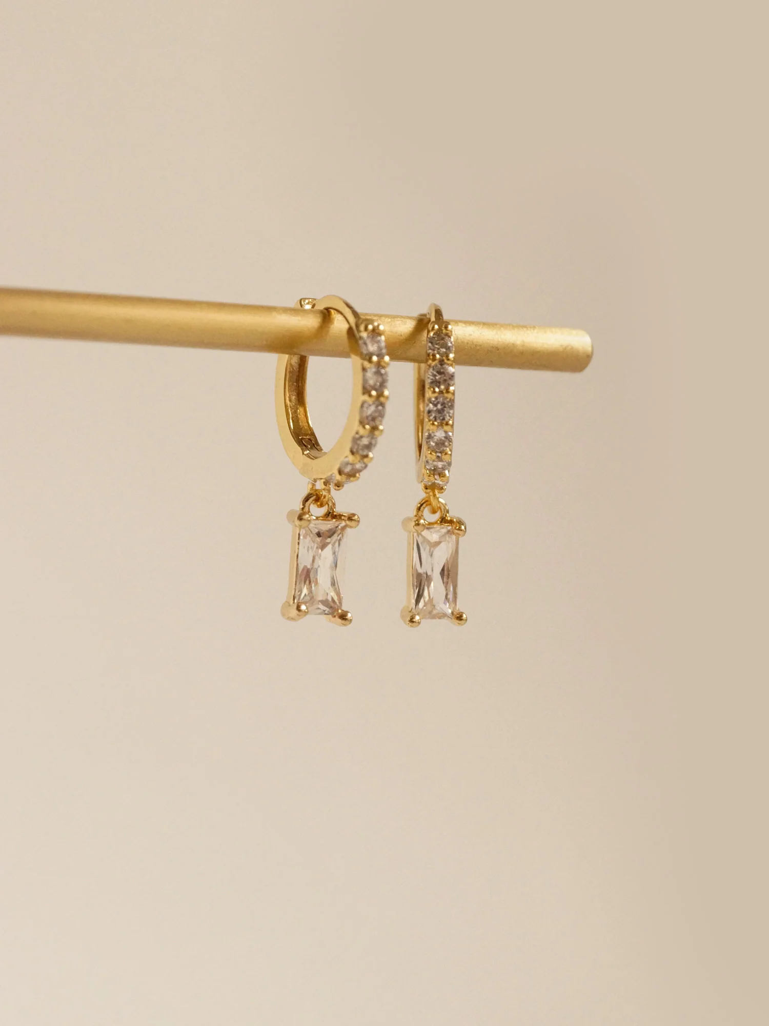 DREAM Huggies - Clear *18K Gold-plated - Image 3