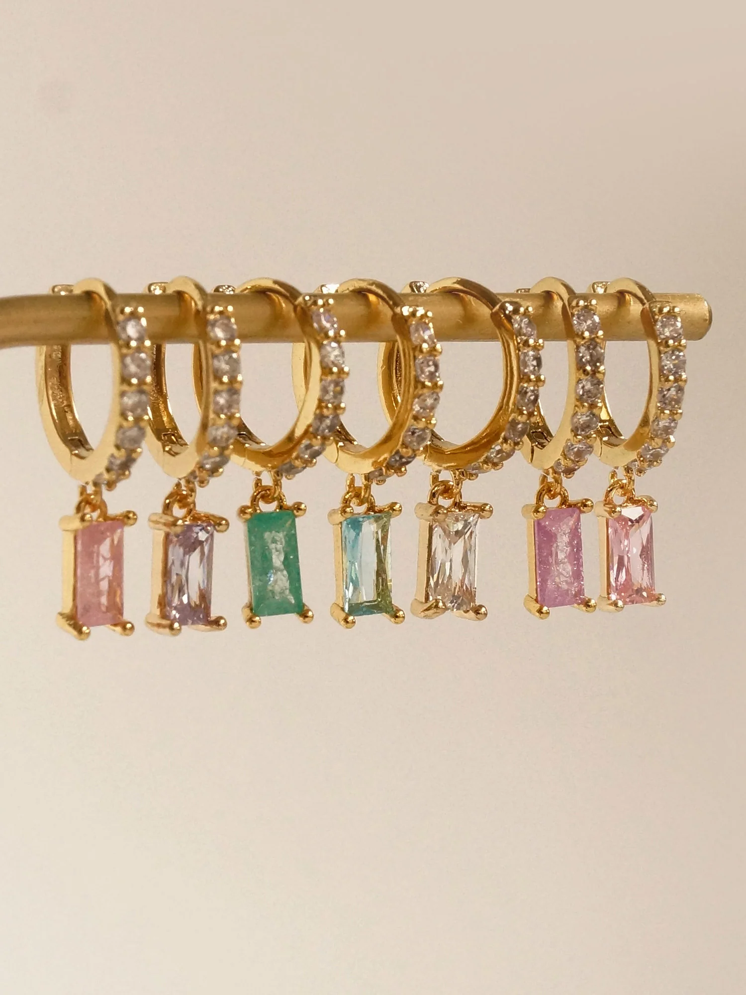 DREAM Huggies - Aqua *18K Gold-plated - Image 6