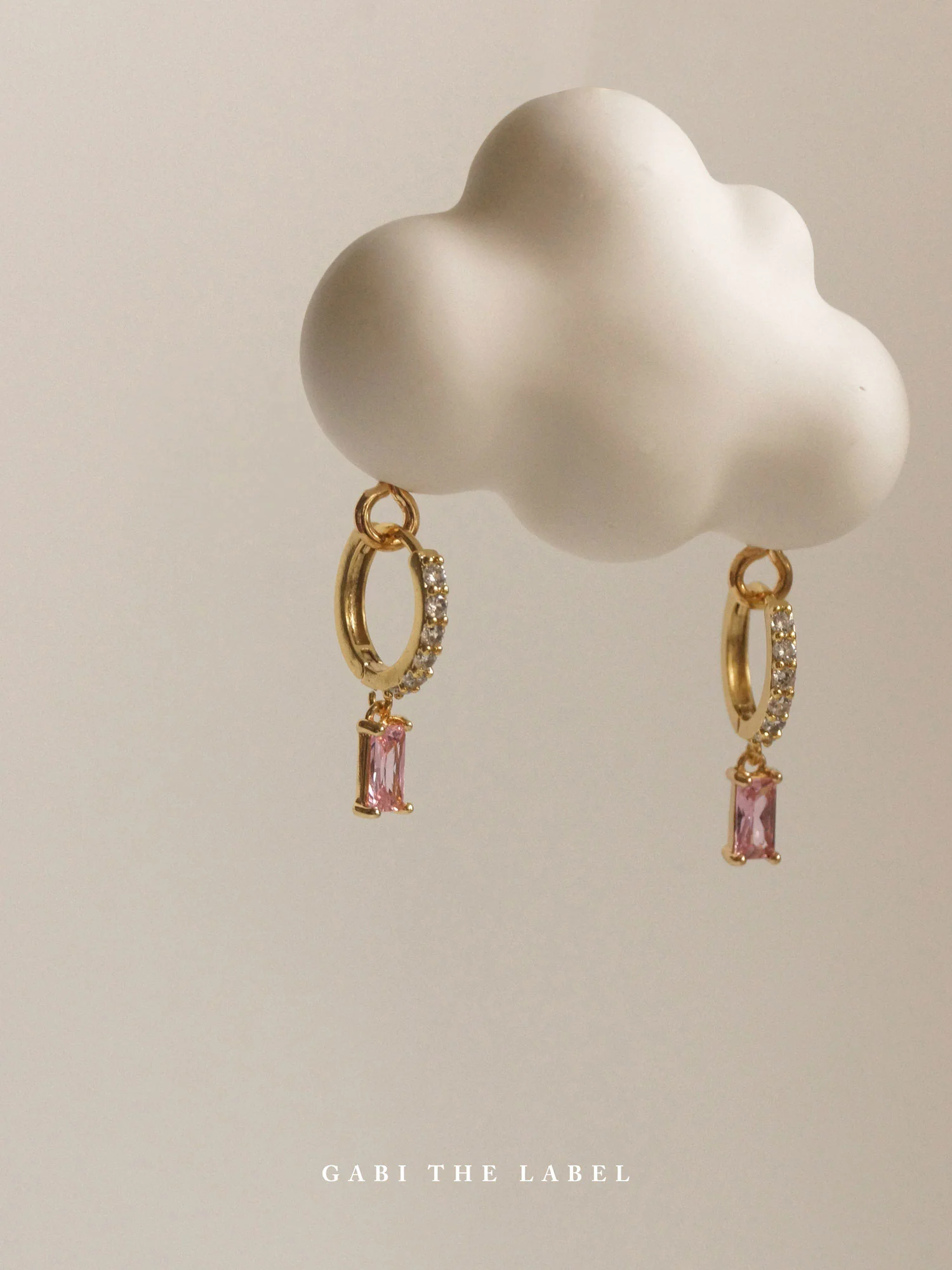 DREAM Huggies - Pink *18K Gold-plated - Image 3