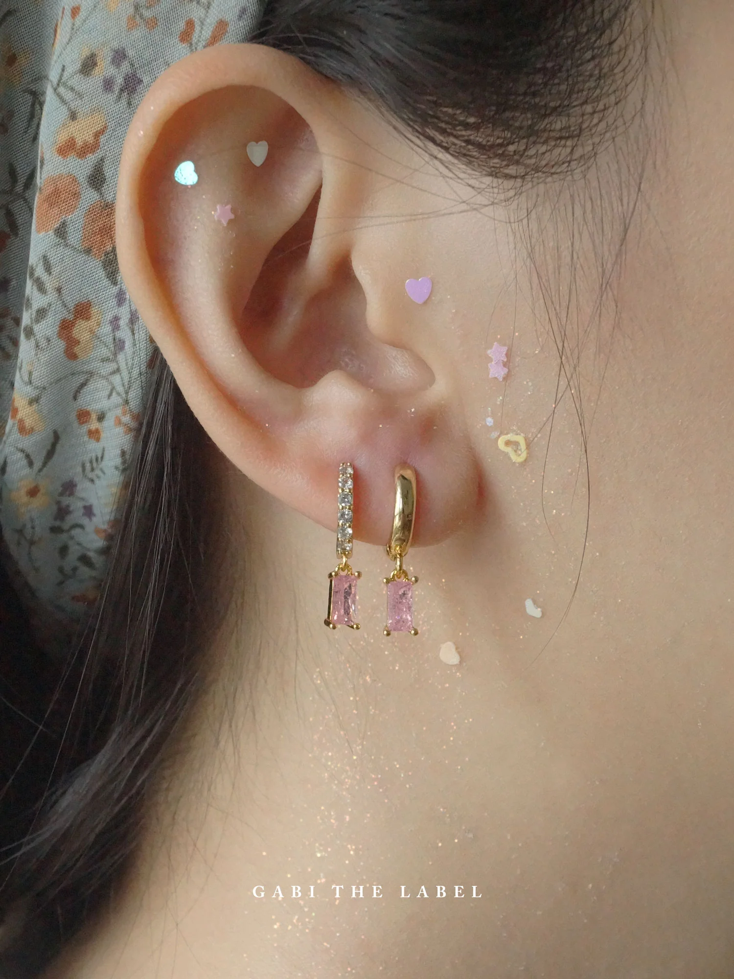 DREAM Huggies - Pink Crush *18K Gold-plated - Image 3