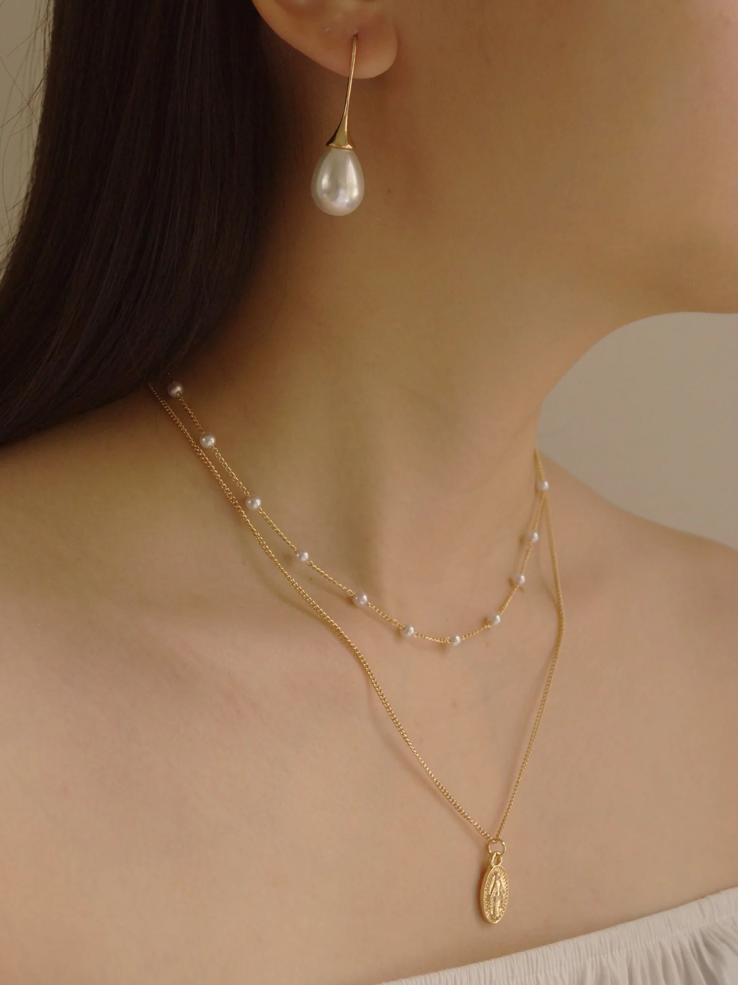 EDRIE Pearl Necklace - Image 7