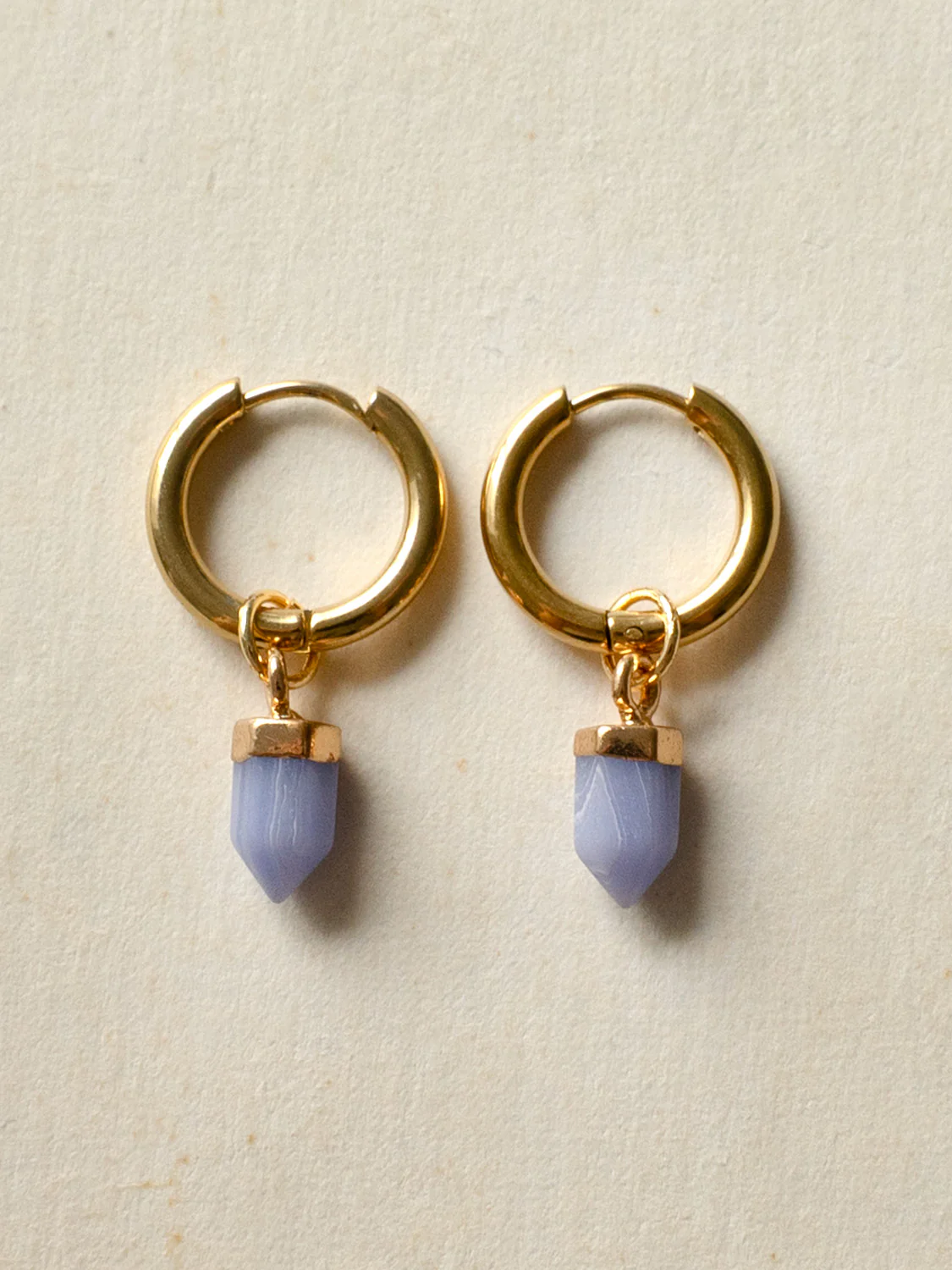 Elemental Petite Hoops - Baby Blue