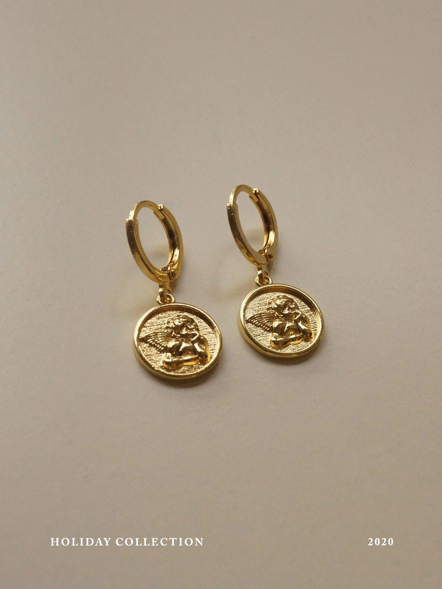 Endless Love Cupid Huggies *18k Gold-plated