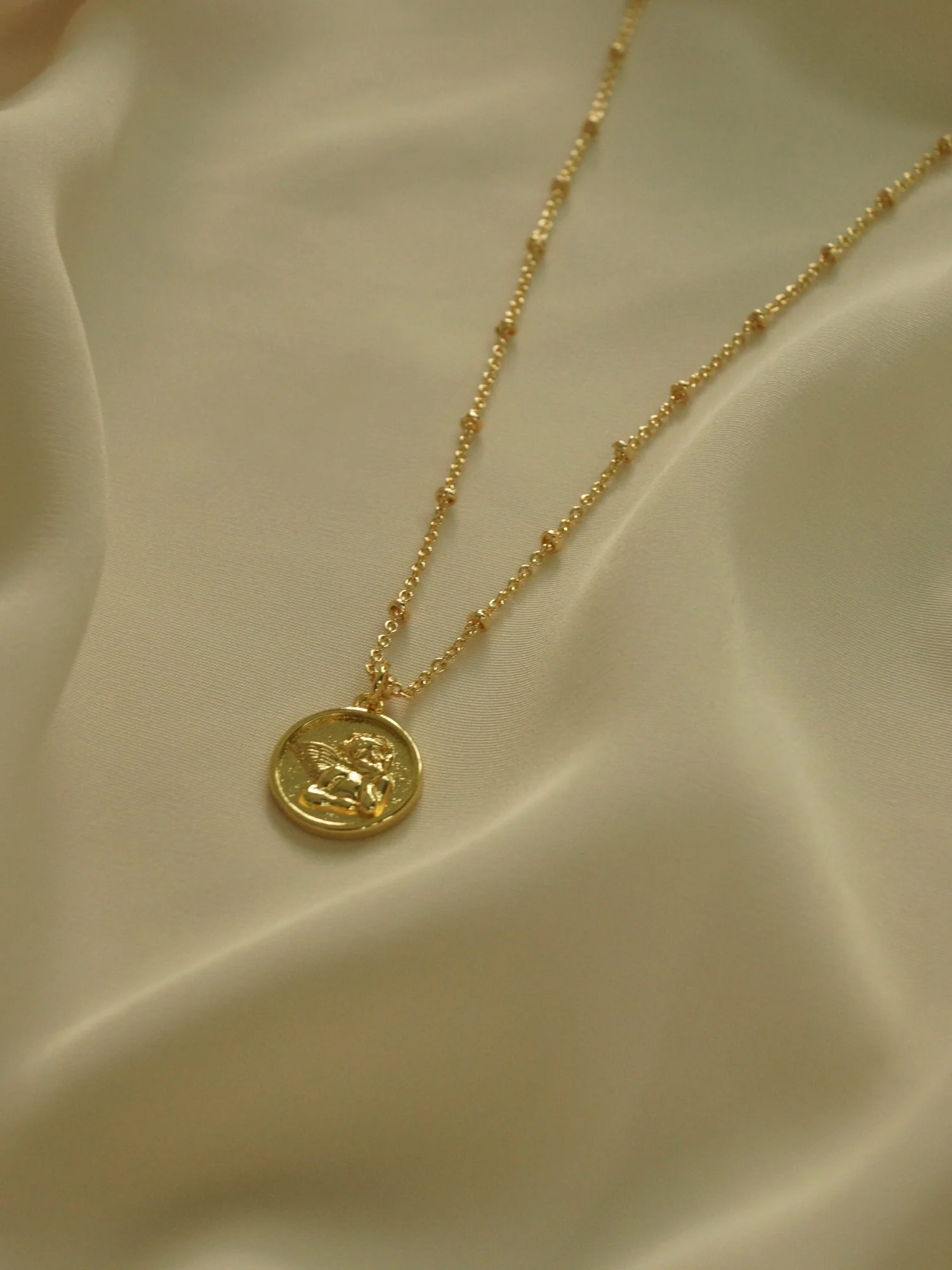 Endless Love Cupid Necklace *18K Gold-plated - Image 3