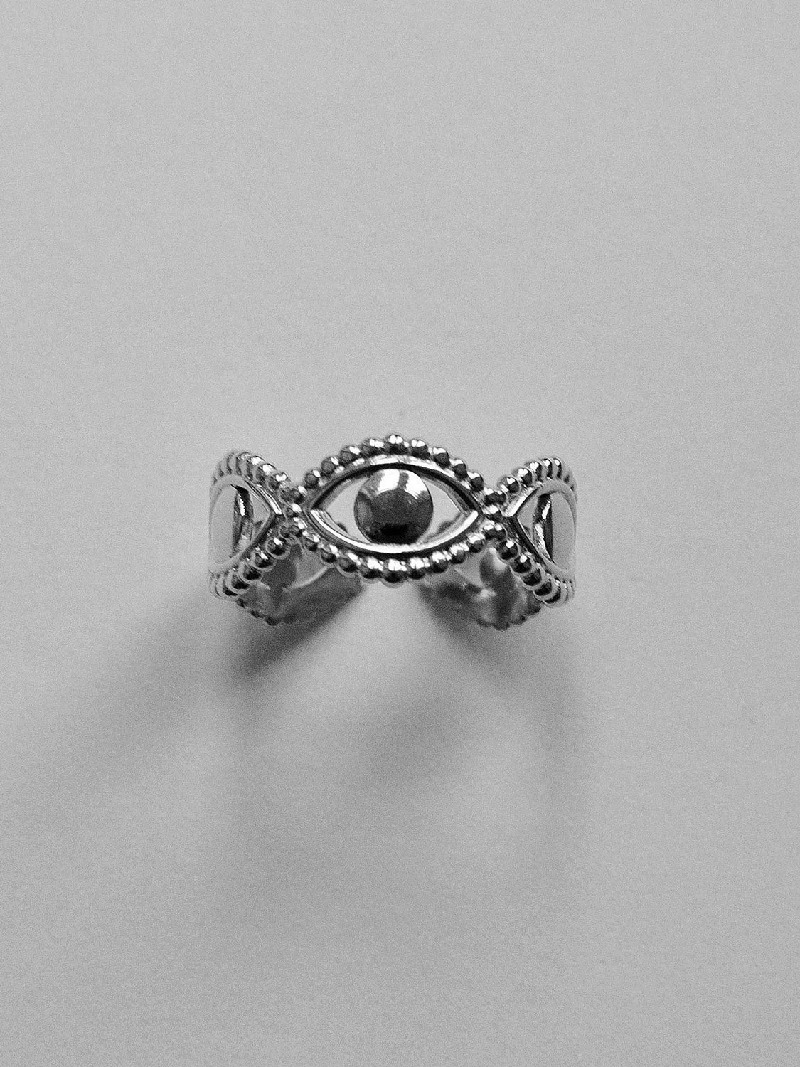 Eye of Horus Infinity Ring - Silver - Image 2