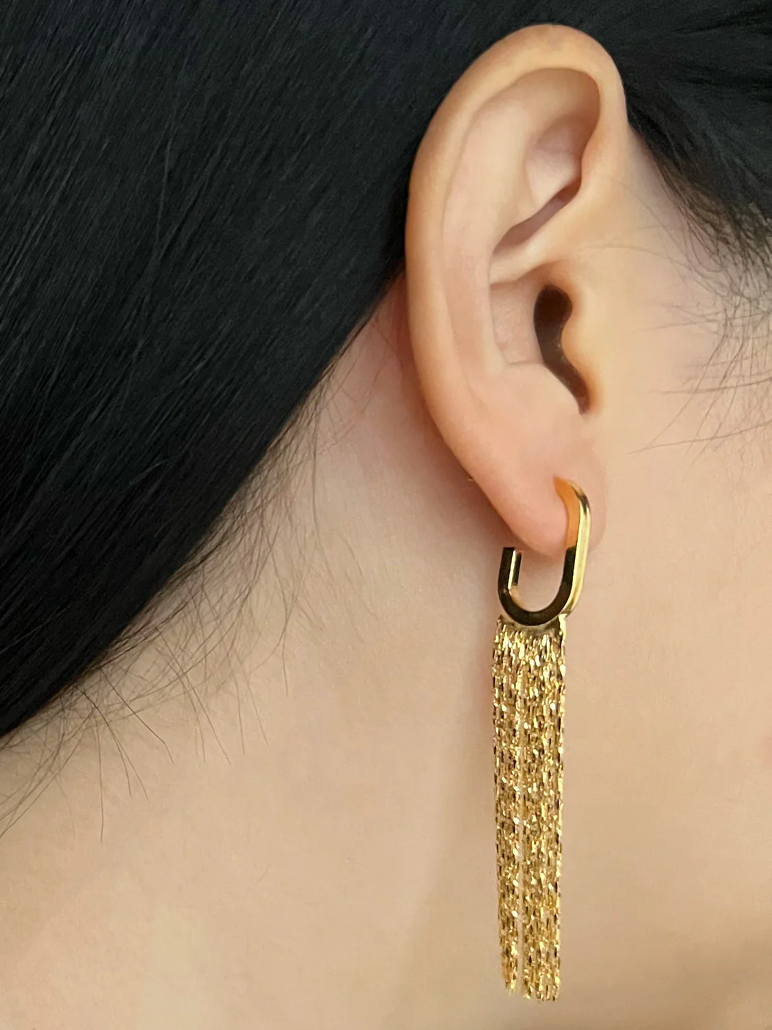 Festival Earrings - Gold - Image 2