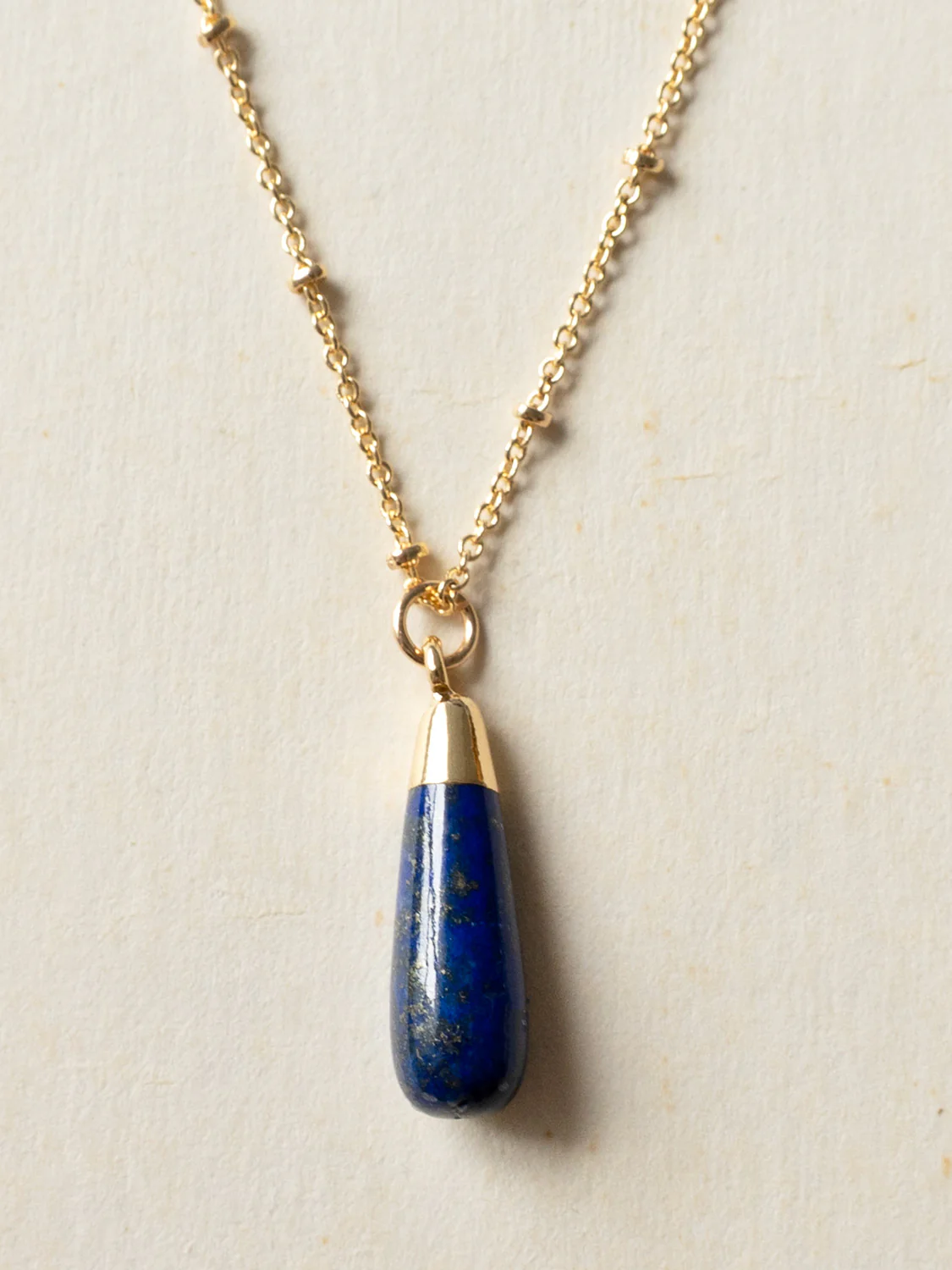Flow Stone Hoops - Lapis Lazuli - Image 4