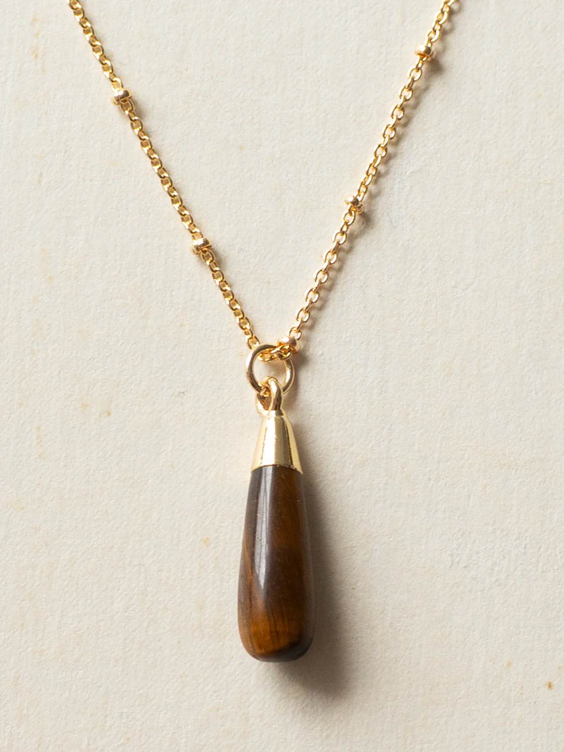 Flow Stone Hoops - Tiger Eye - Image 4