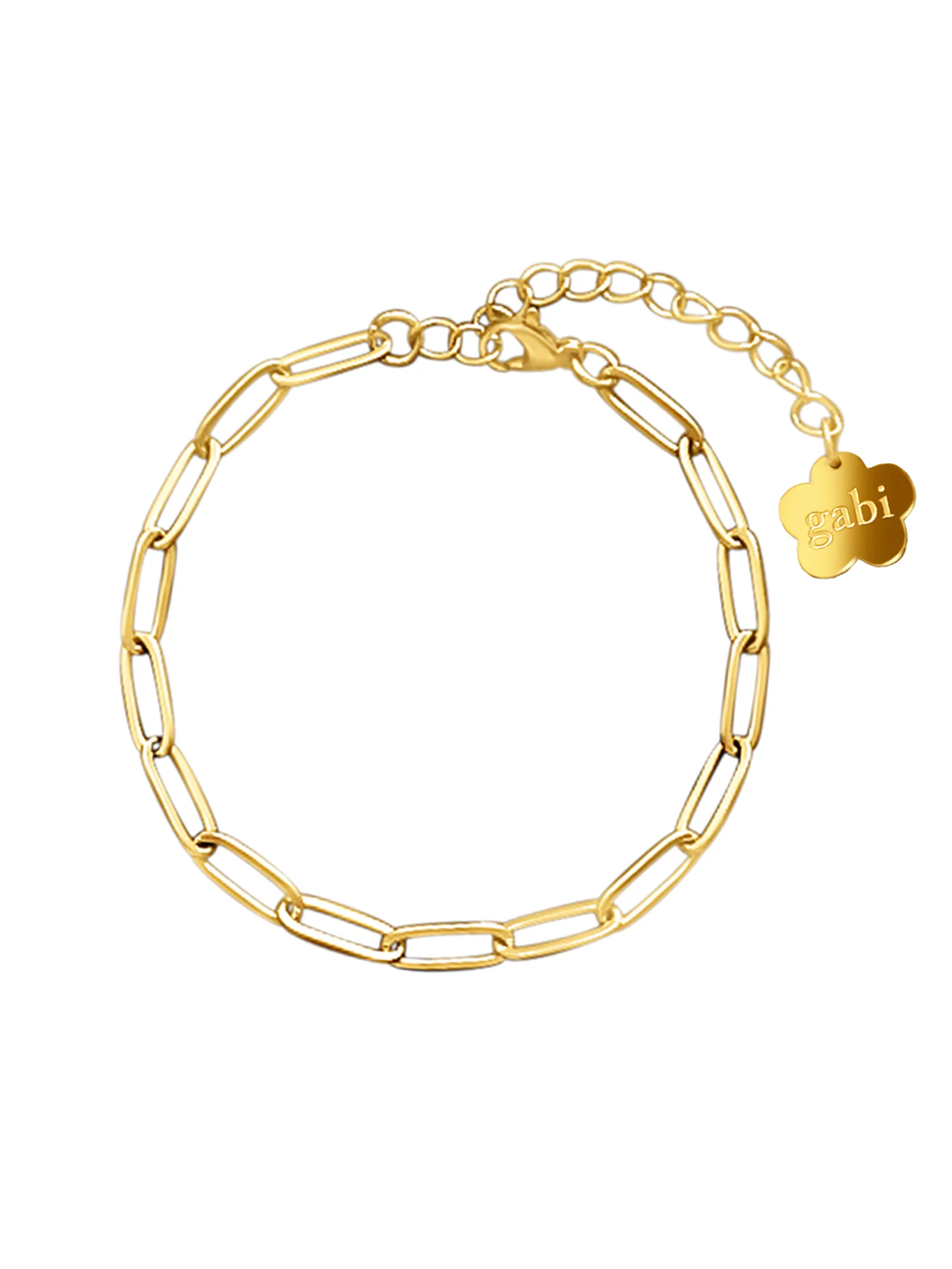 Gabi Charm Bracelet (Gold-Plated Stainless Steel) - Image 4