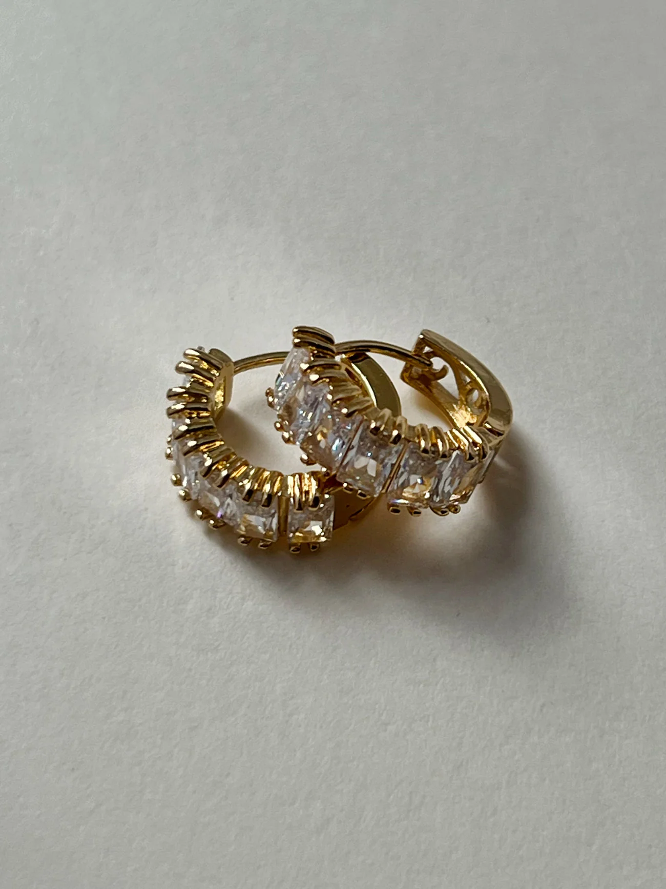 Gemstone Huggie Hoops - Image 2