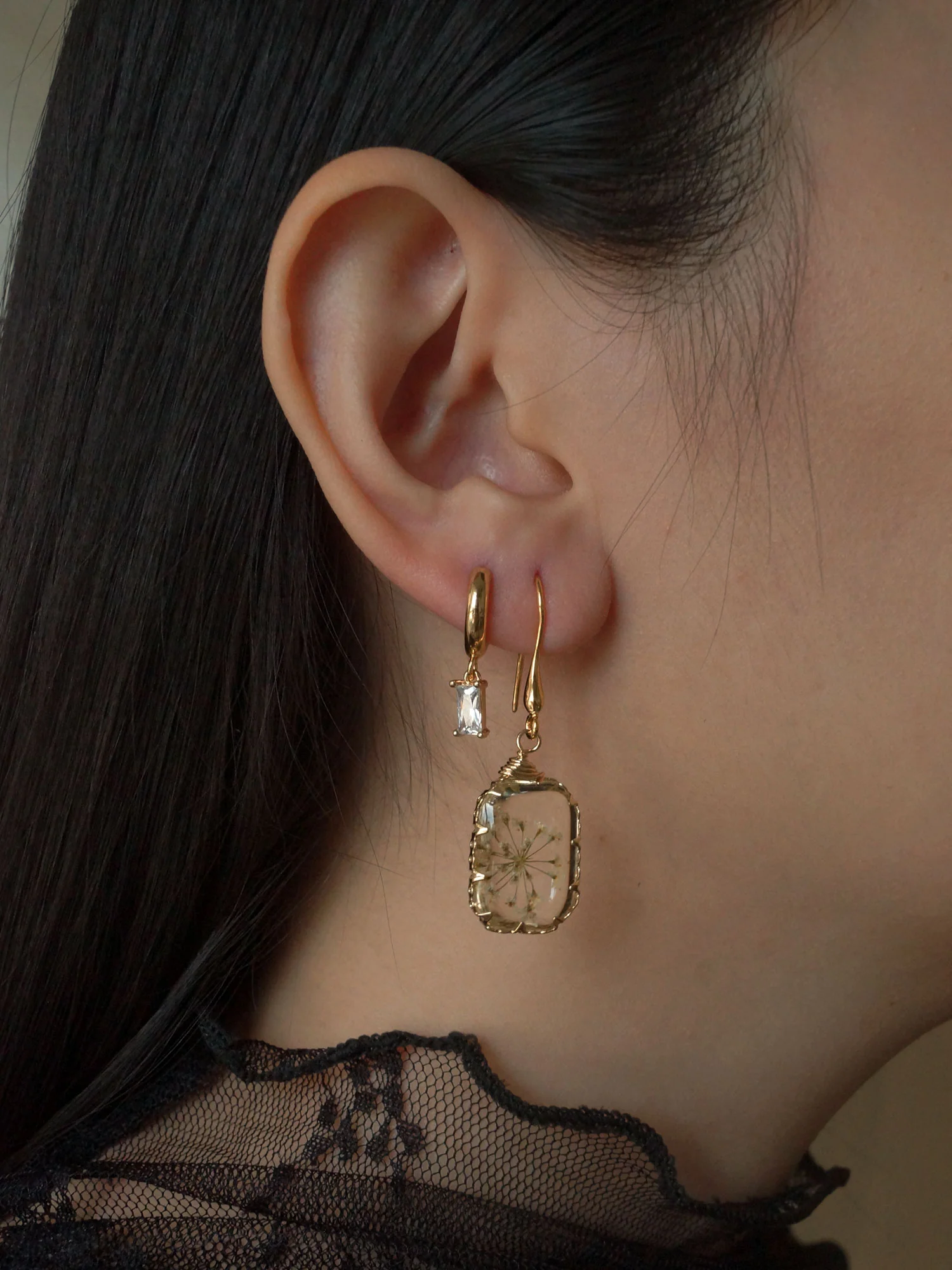 Ginny Flower Drops *18K Gold-plated - Image 2