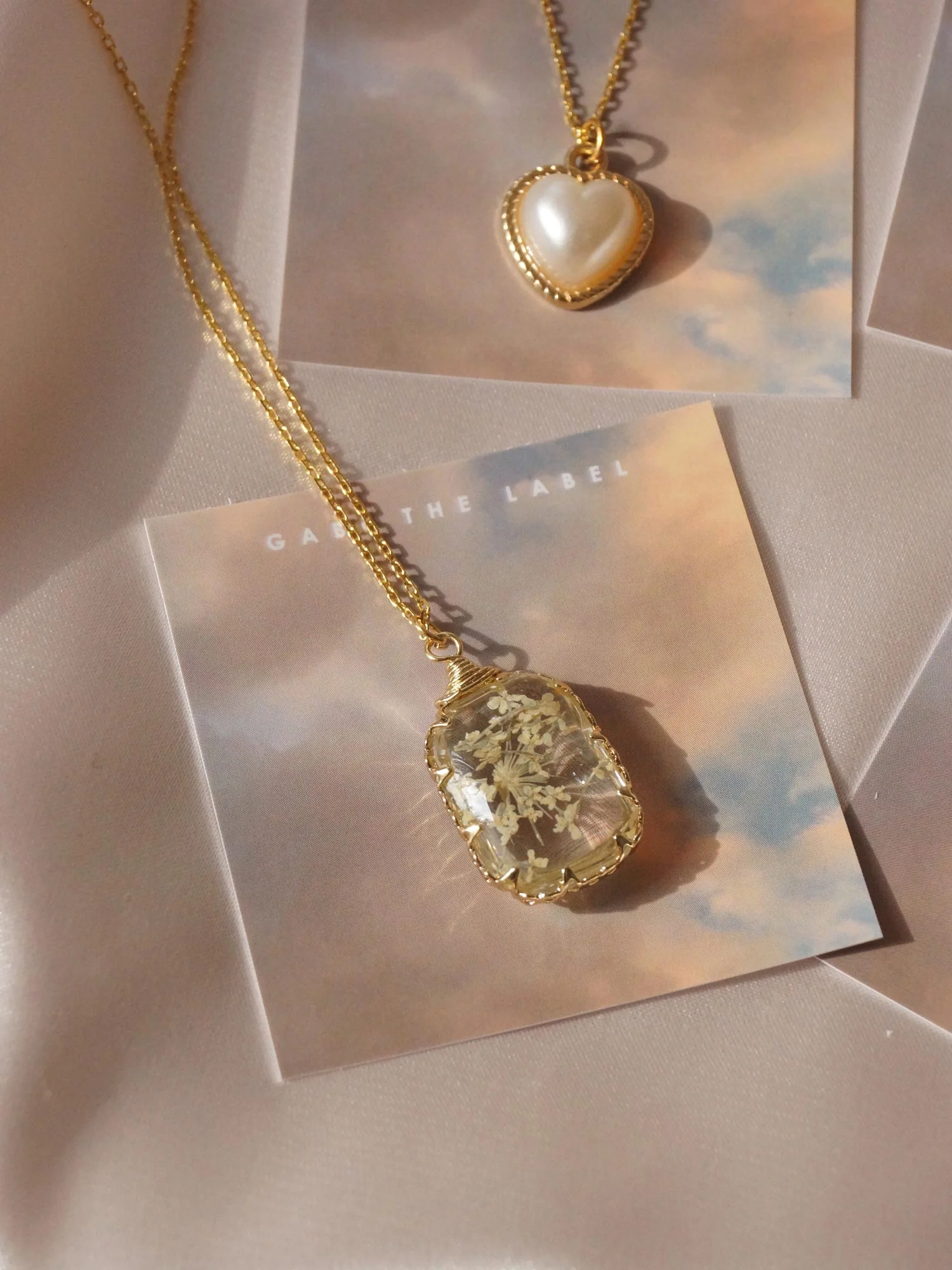 GINNY Flower Necklace *18K Gold-plated - Image 3