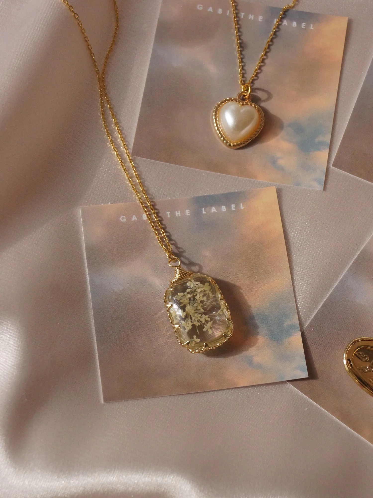 GINNY Flower Necklace *18K Gold-plated - Image 8