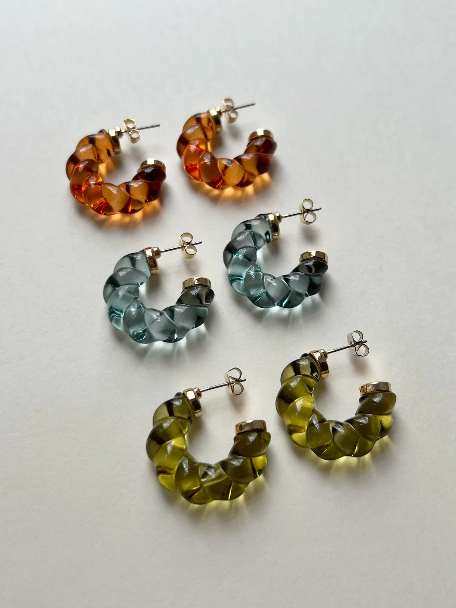 Glacial Hoops - Turquoise - Image 3
