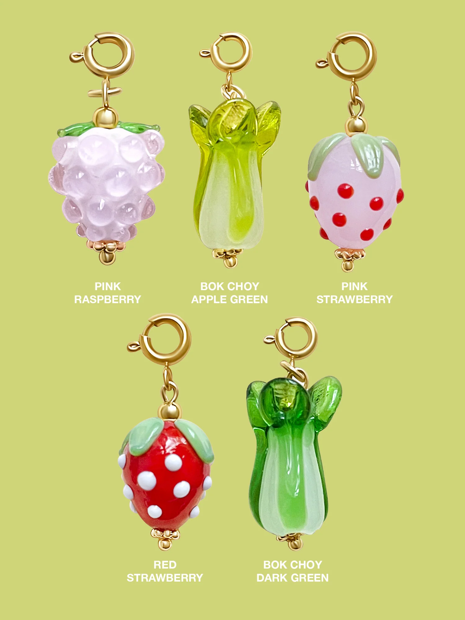 Glass Fruit And Veggie Charm (The Charm Bar) - Image 3
