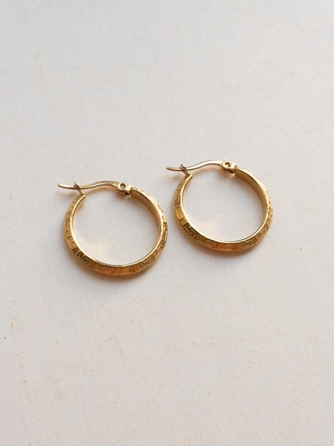 Gold Grecian Hoops - Image 4