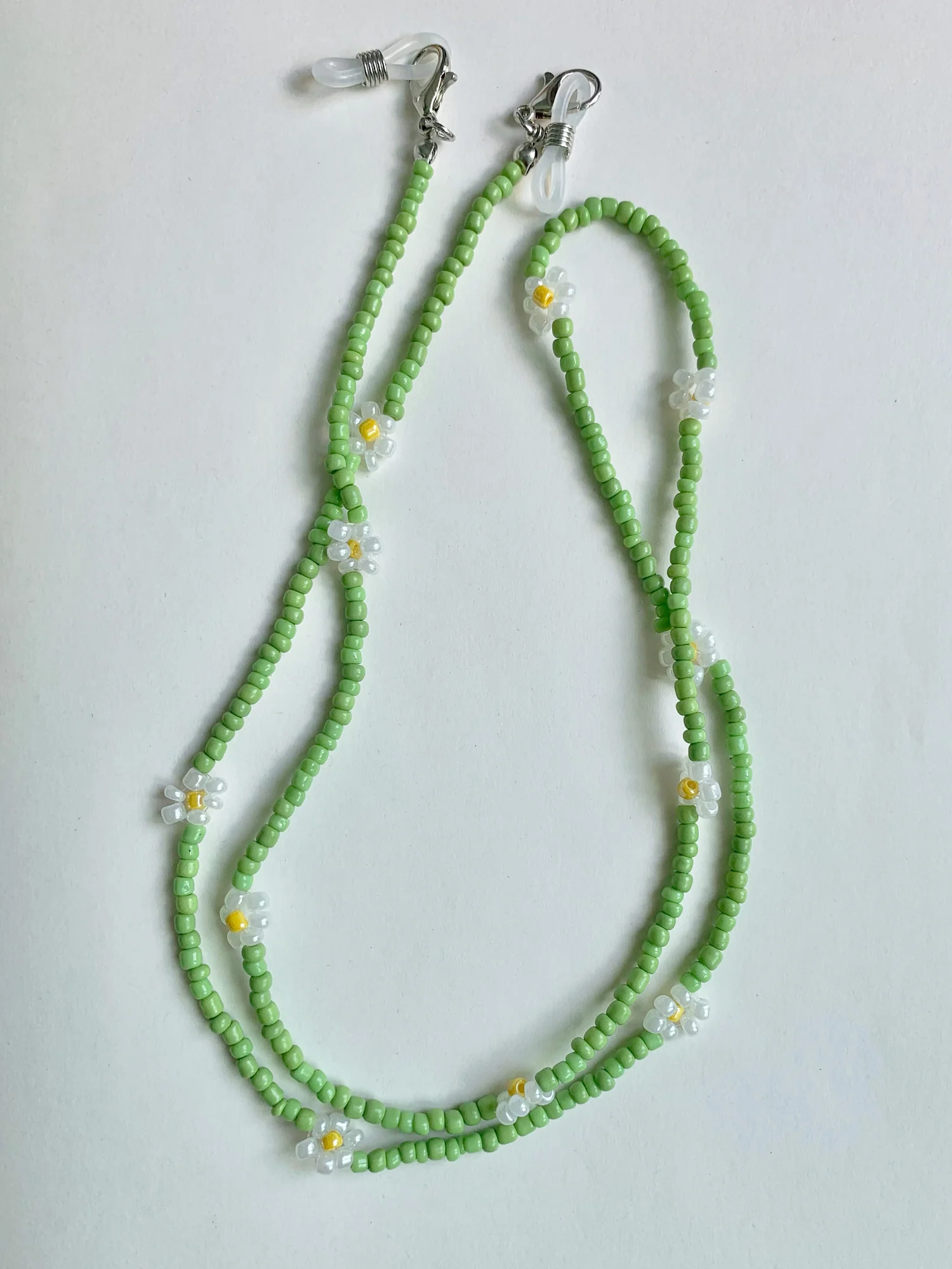 Beaded Mask Chain - Apple Green - Image 4