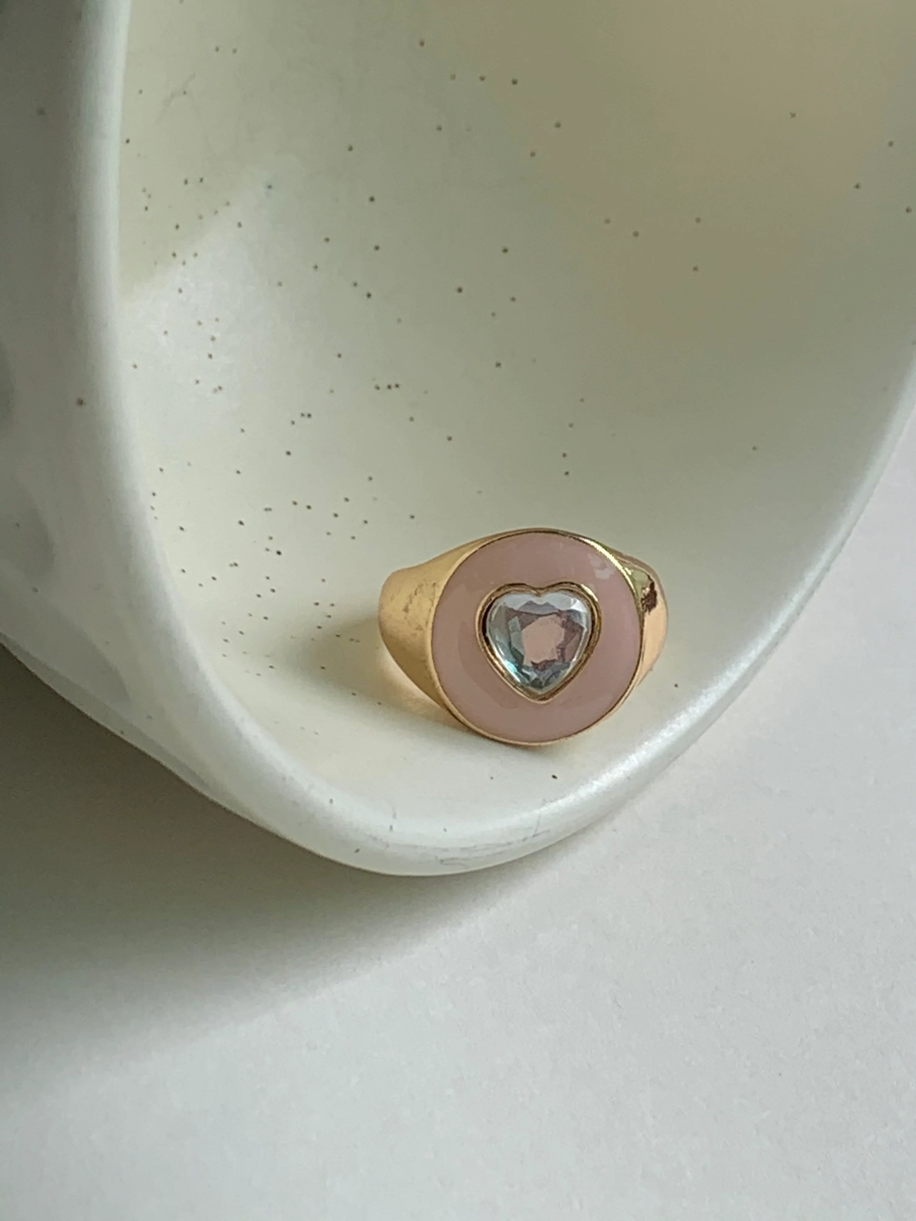 Heart Gem Chunky Ring - Image 4