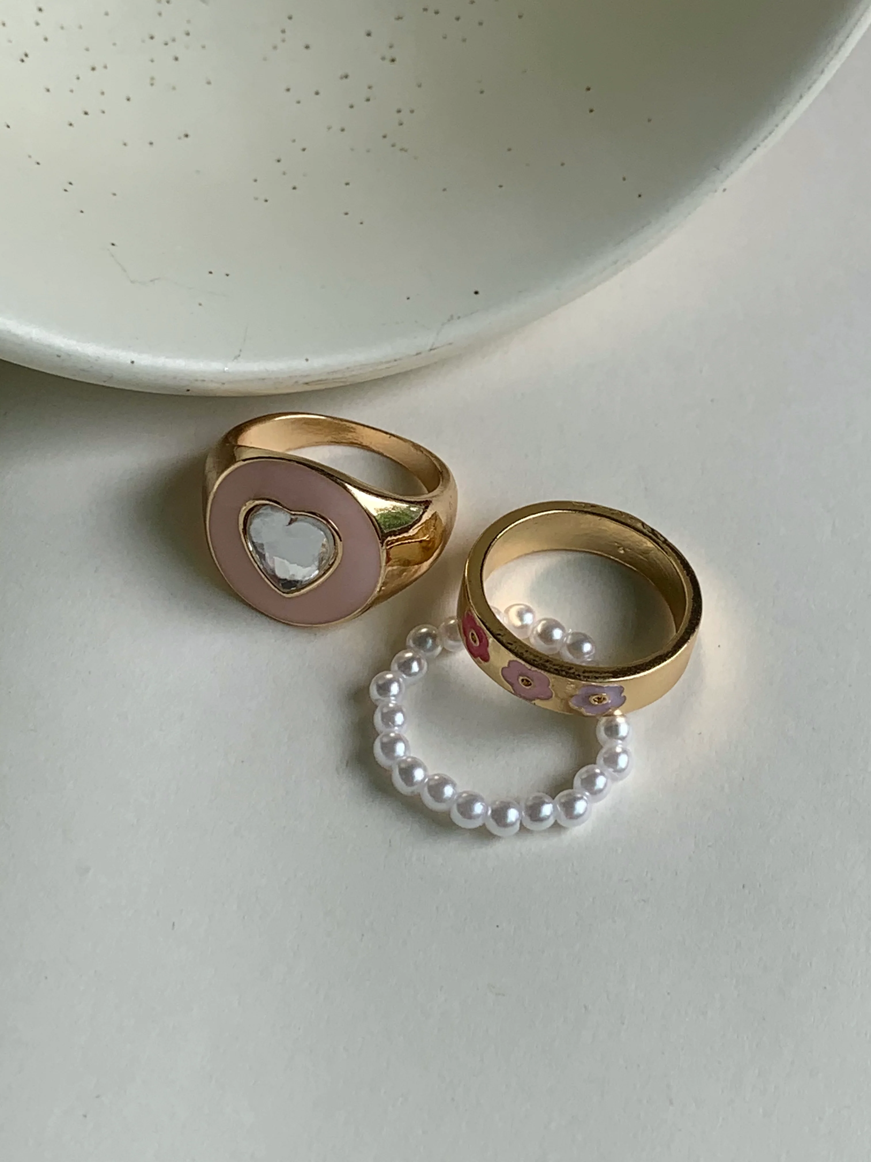 Heart Gem Chunky Ring - Image 7