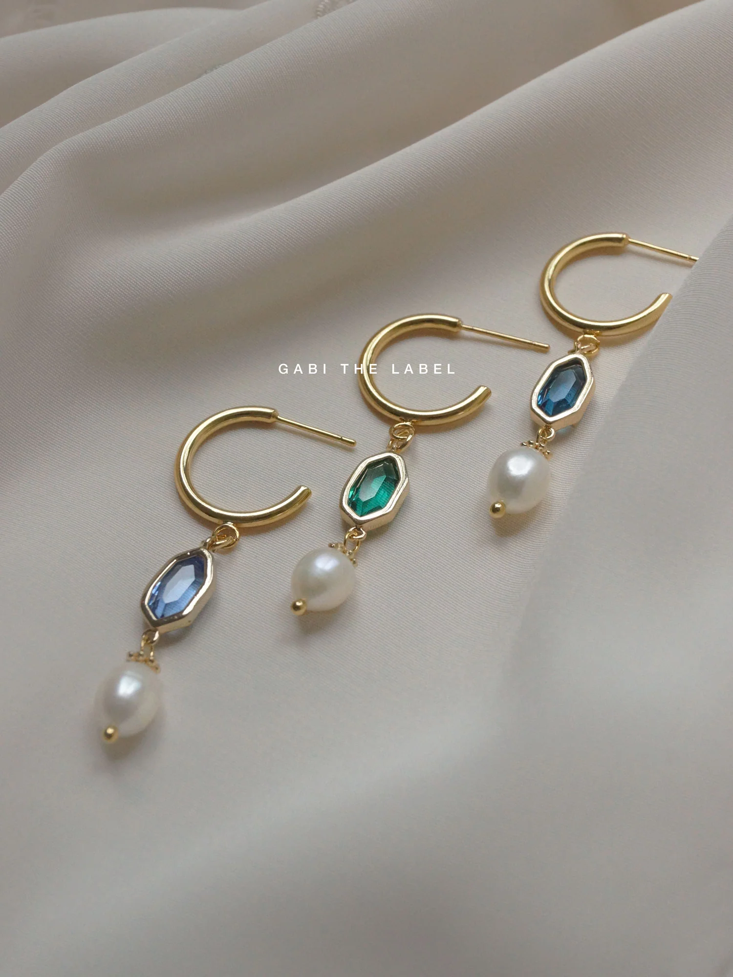 Hildur Earrings - Cornflower Blue - Image 5