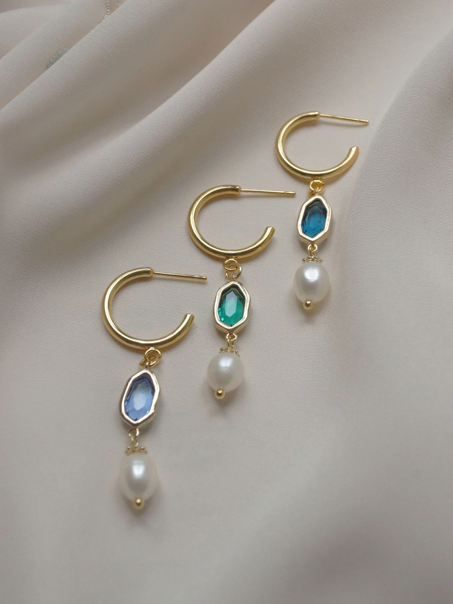 Hildur Earrings - Prussian Blue - Image 5