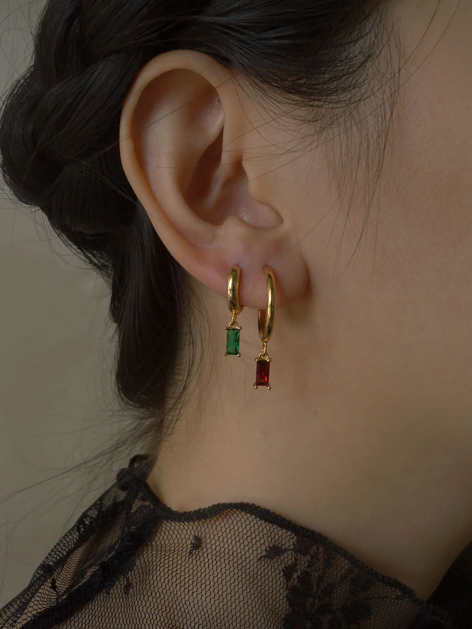 ILLUMINATE Hoops - Garnet Red - Image 4
