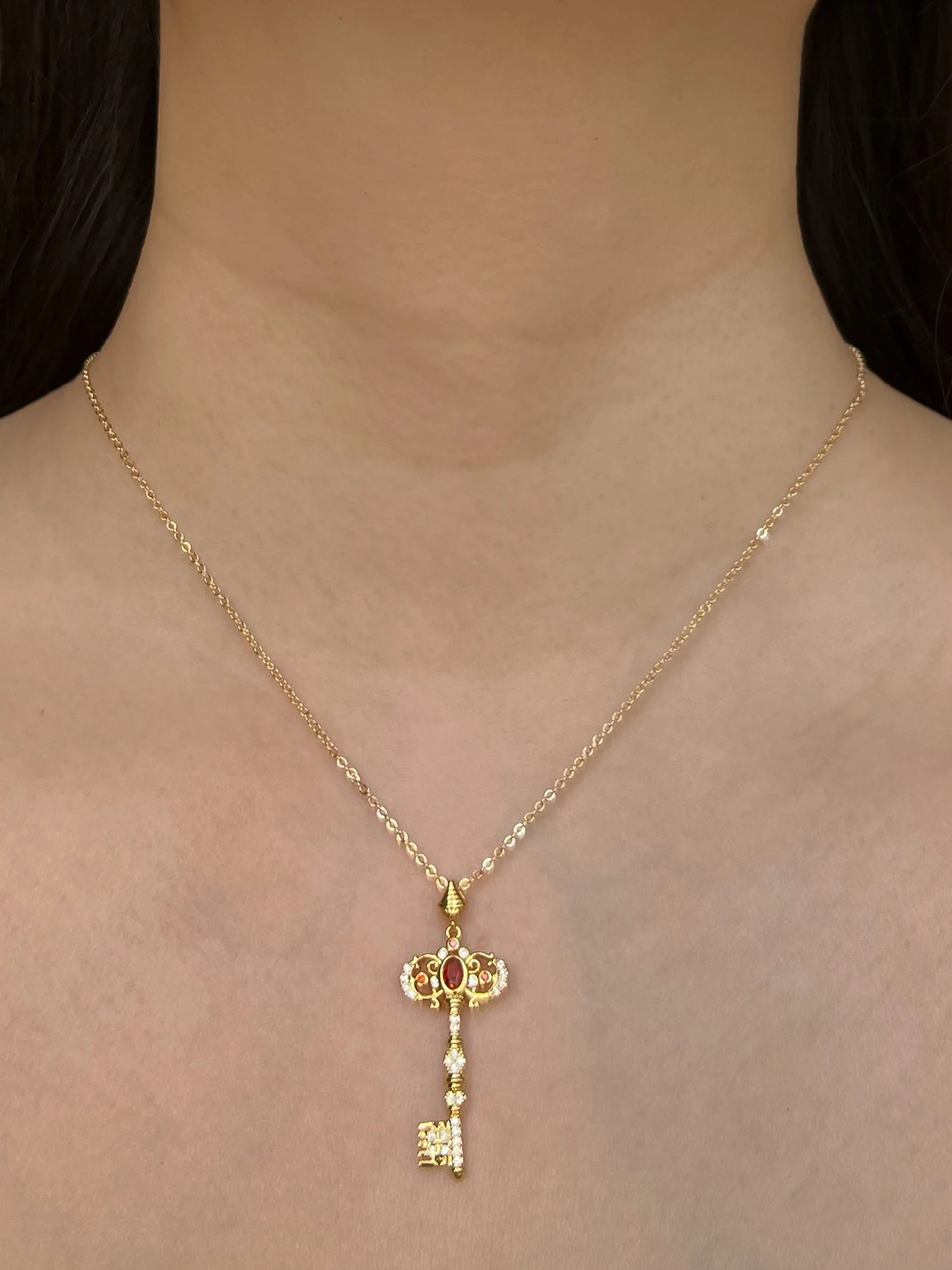 Intricate Key Necklace - Image 2