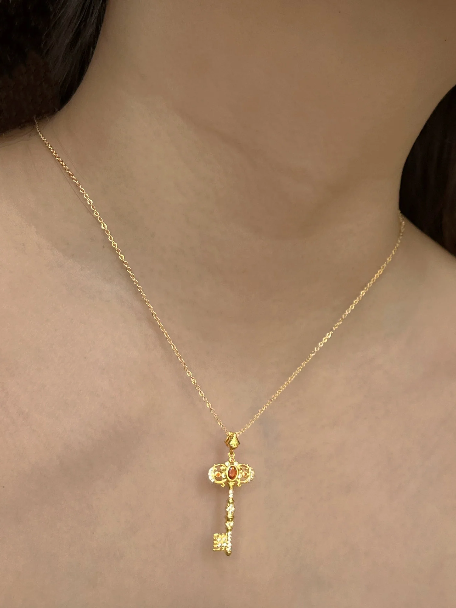 Intricate Key Necklace - Image 4