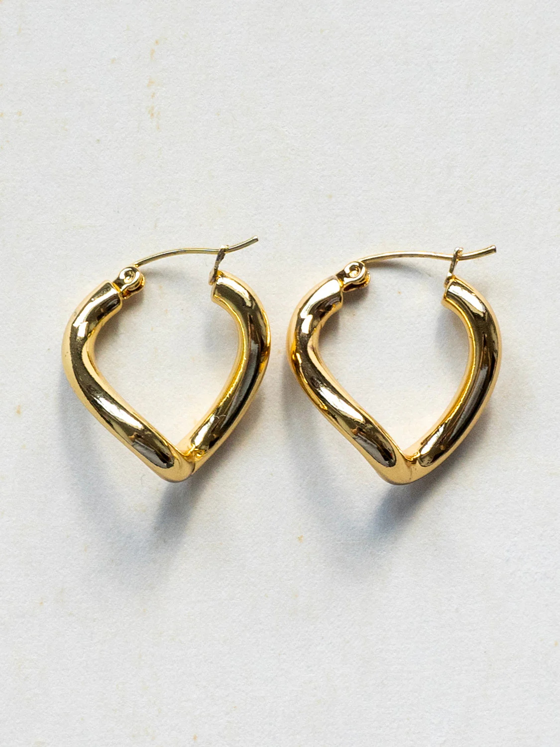 Irregular Hoops - Stainless Steel, Gold