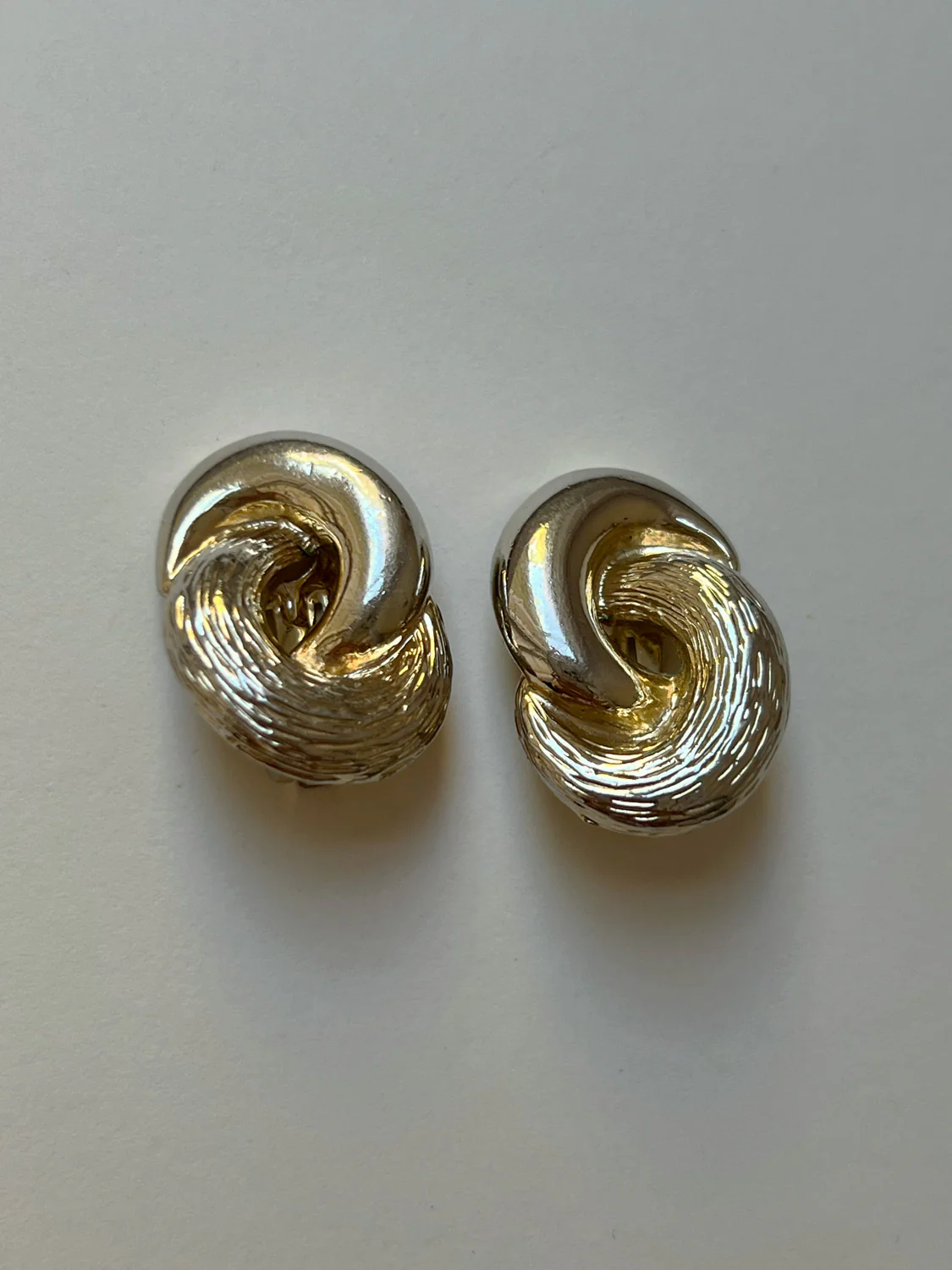 Knotted Clip-Ons (Vintage) - Image 3