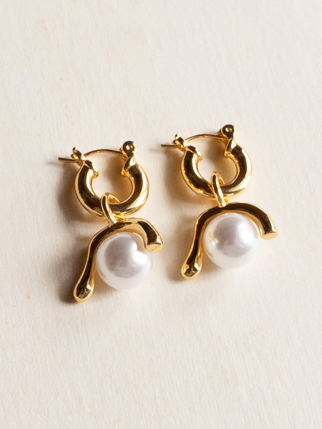 Leta Pearl Earrings - Mini - Image 2