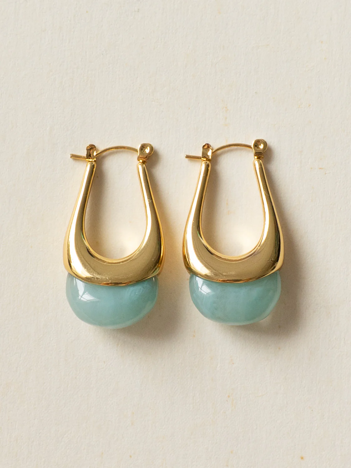 Lucid Dreams Hoops - Blue Resin