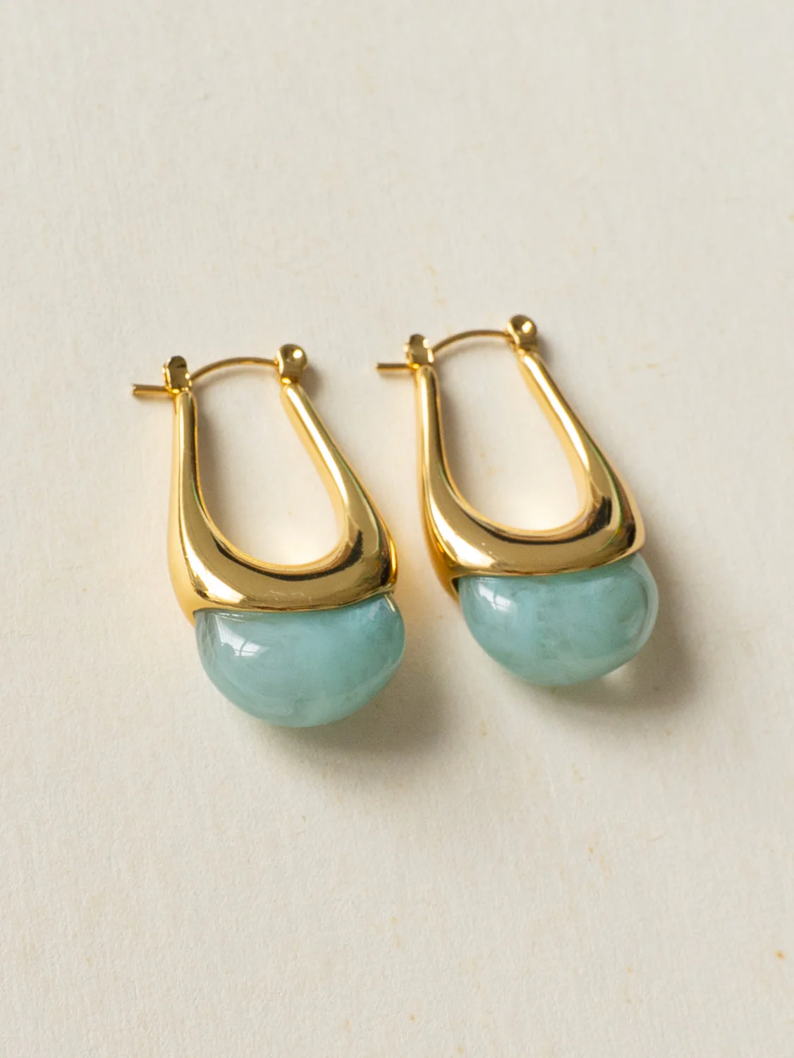 Lucid Dreams Hoops - Blue Resin - Image 4