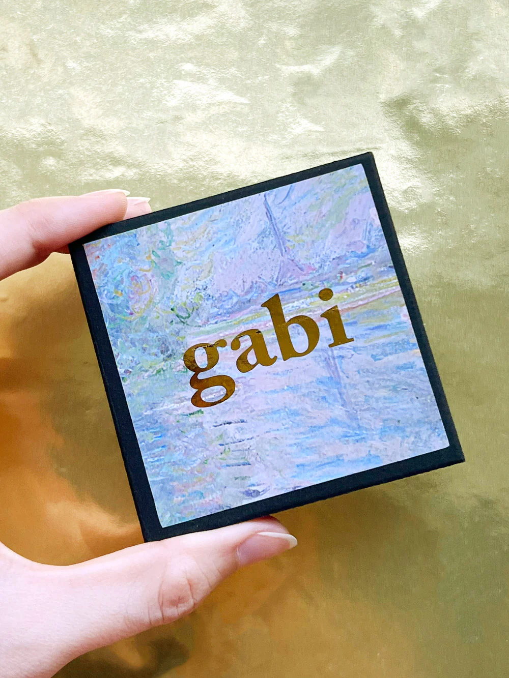 Gift Box Set of Paper Sleeve + Plastic Case - Black - Image 3